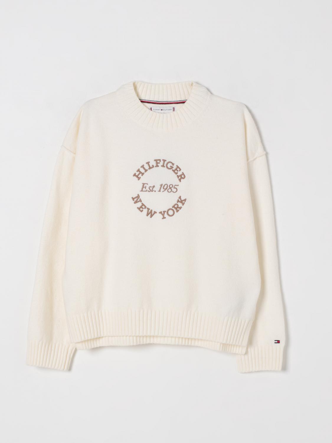 Tommy Hilfiger Sweater Kids Color Ivory In Ivory