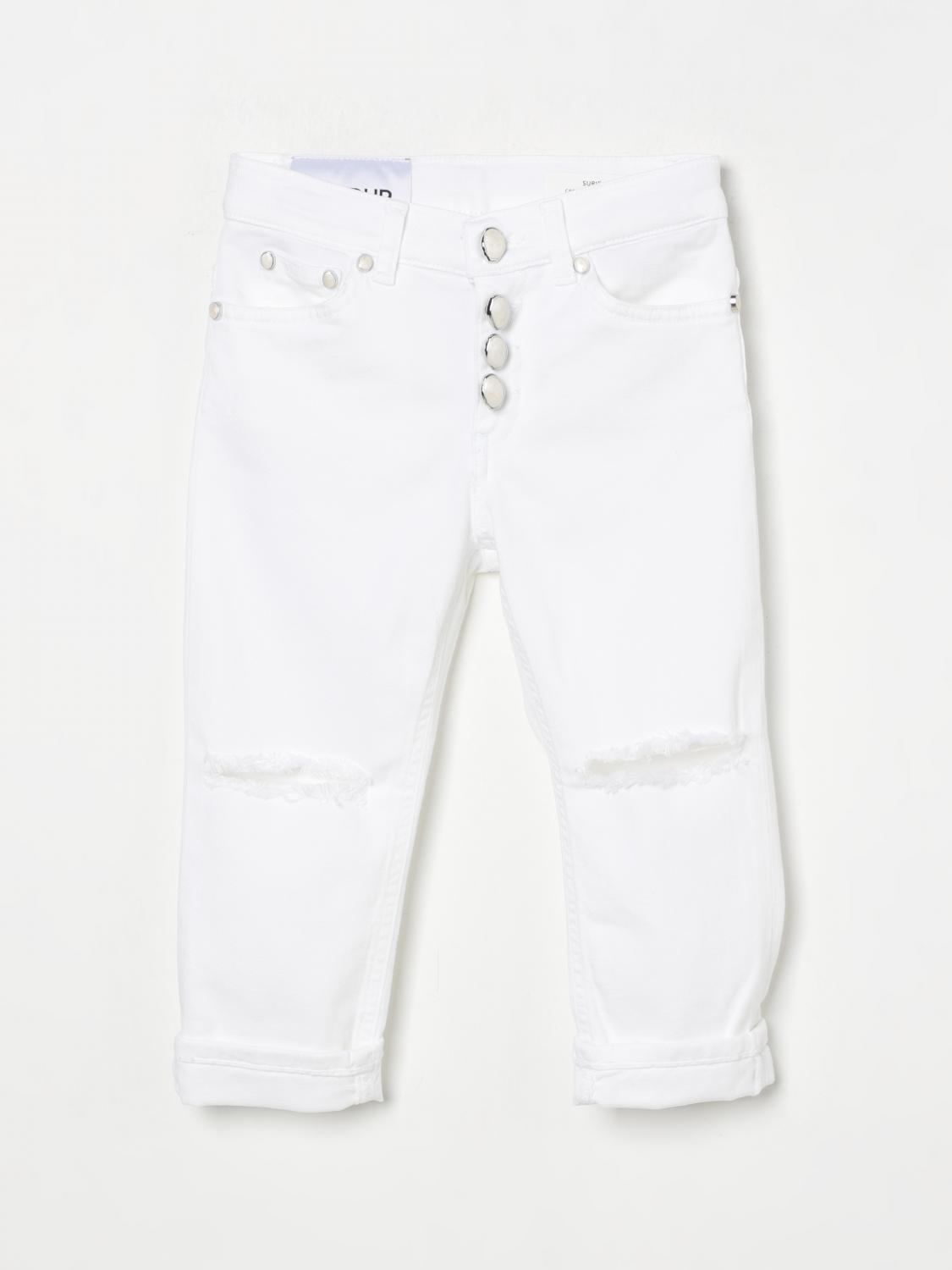 Dondup Jeans  Kids Kids Color White In White