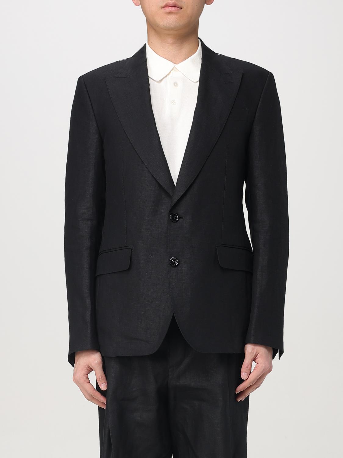 Dolce & Gabbana Blazer  Men Color Black In Black