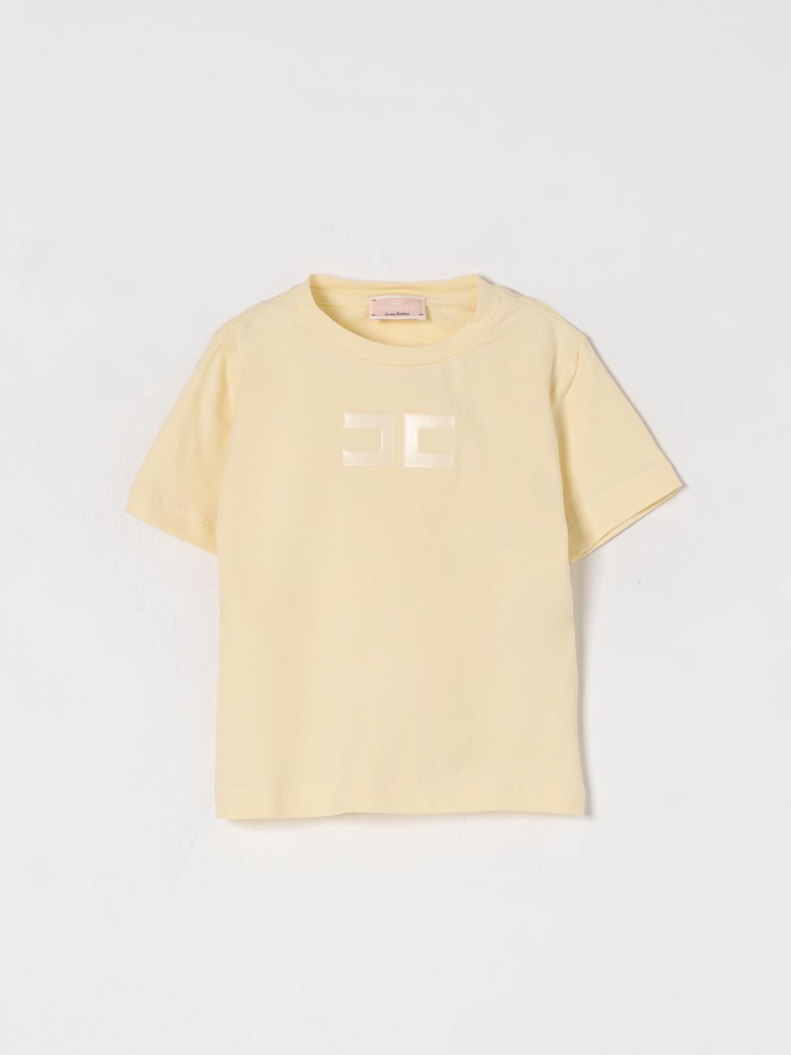 Elisabetta Franchi La Mia Bambina T-shirt Kinder Farbe Zitronengelb In Zitronengelb