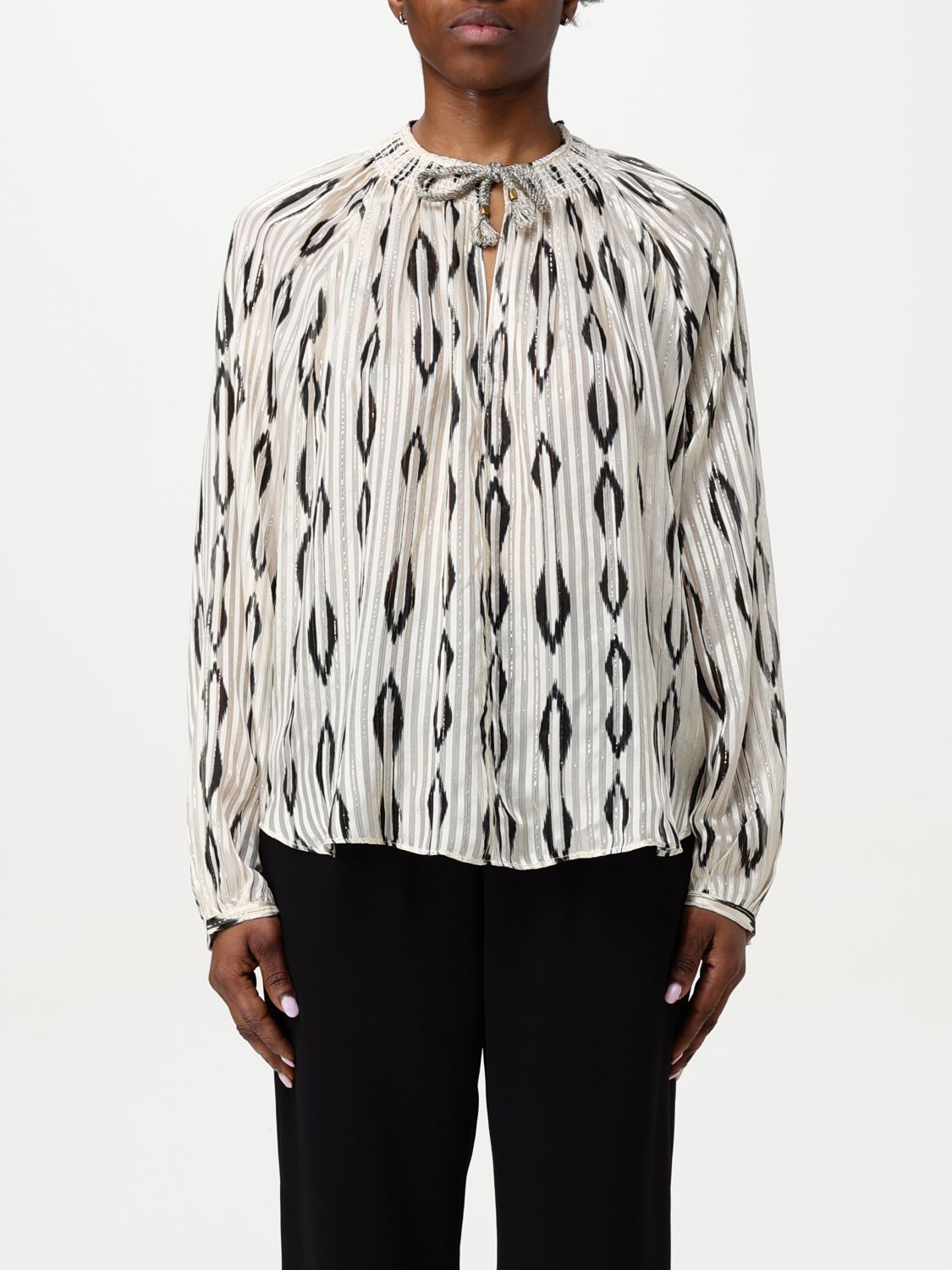 Shop Isabel Marant Top Woman Color Beige