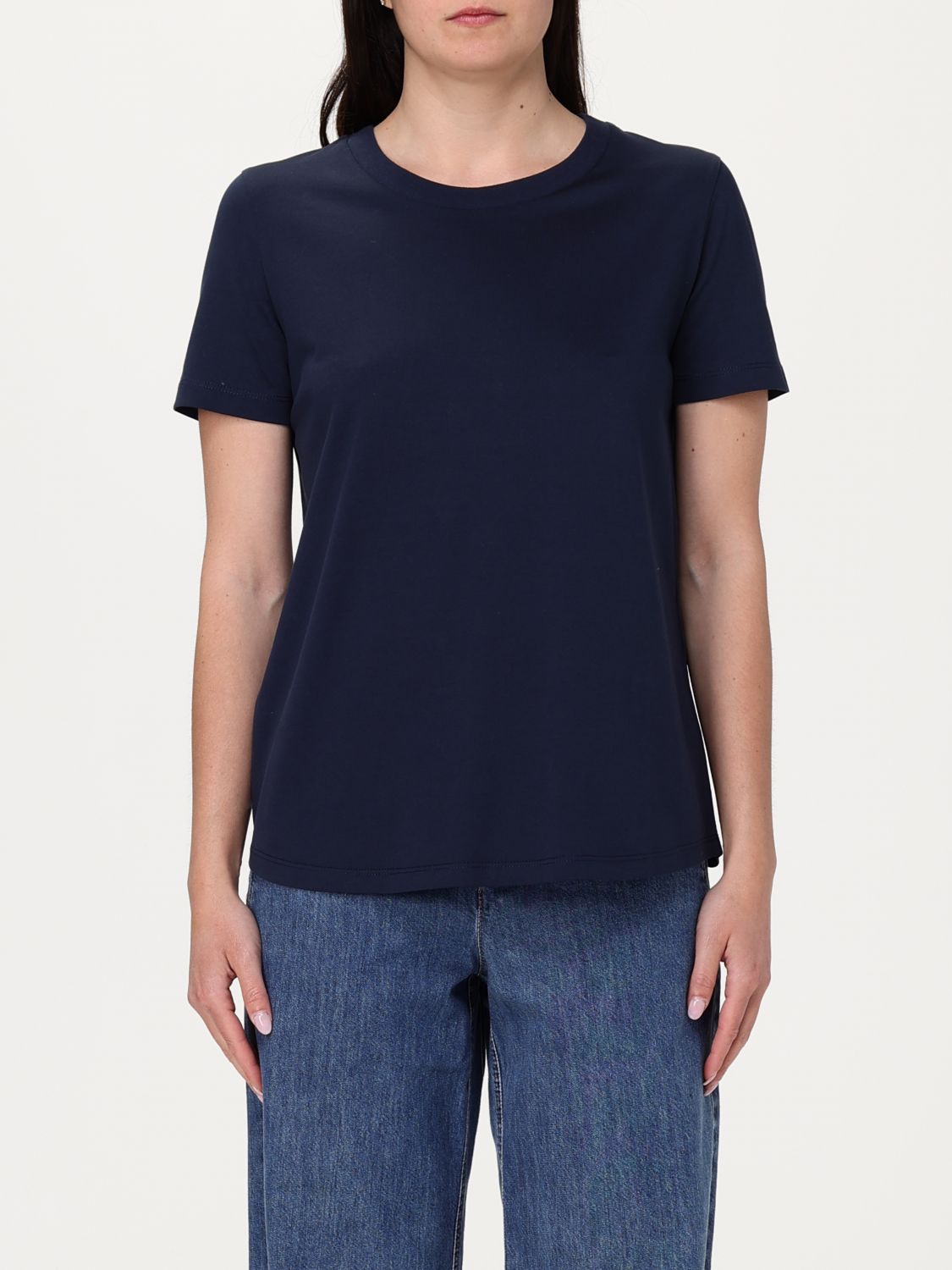 's Max Mara T-shirt  Woman Color Blue