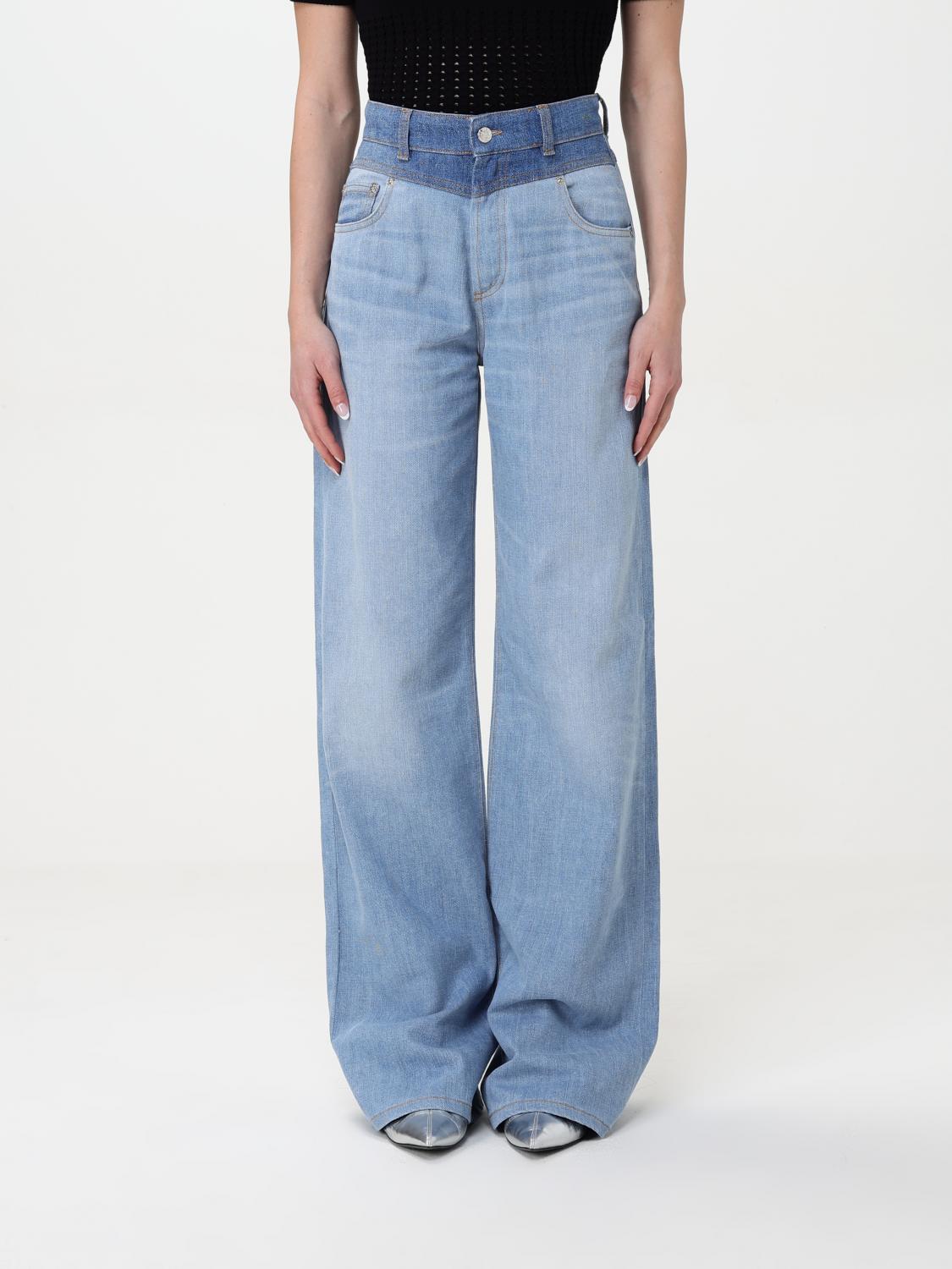 Iceberg Jeans Woman Color Denim In Denim