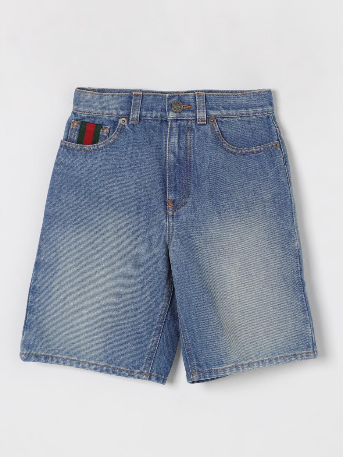 GUCCI Shorts Kids color Denim　GUCCI ショートパンツ キッズカラー デニム GUCCI
