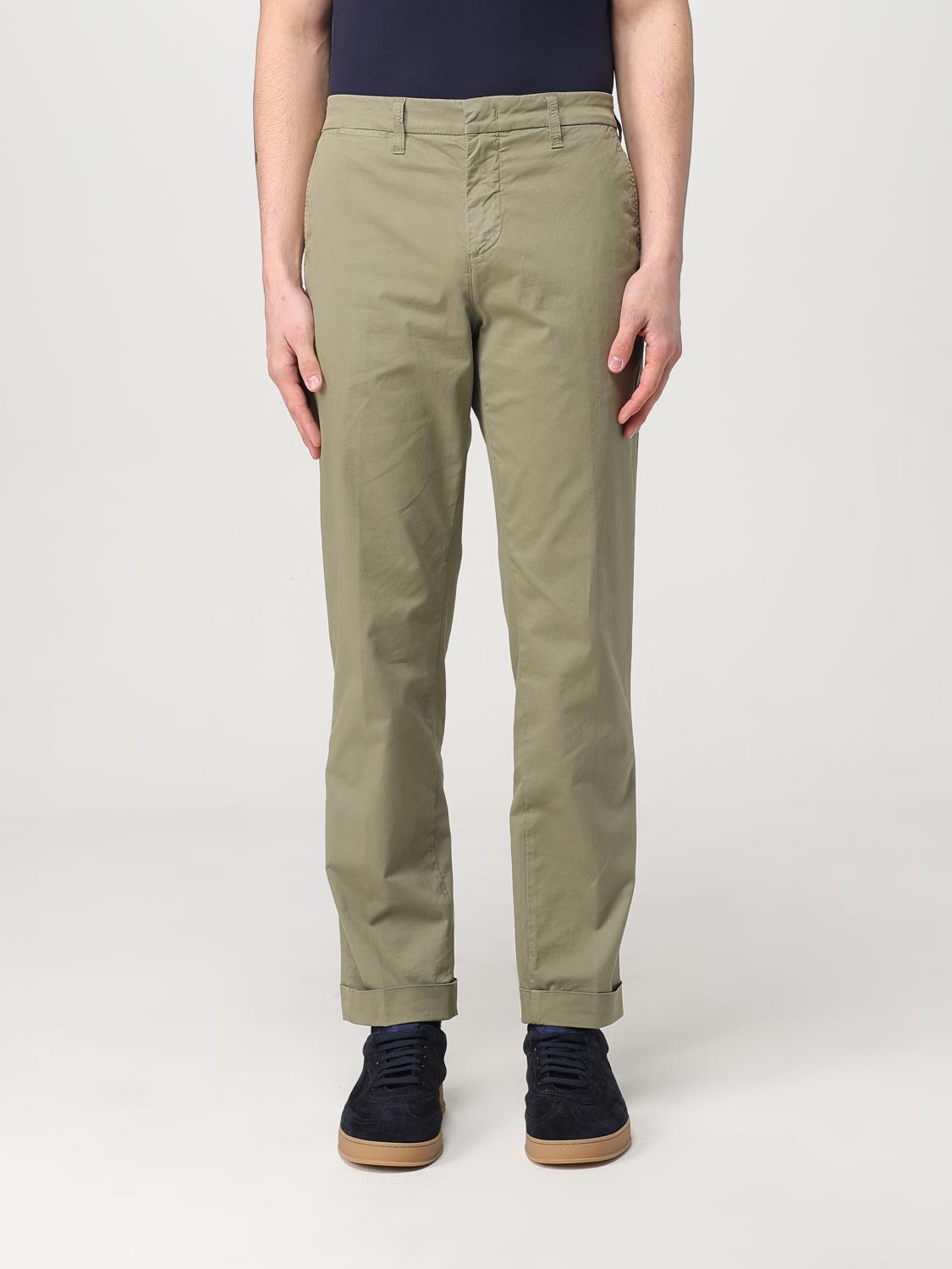 Fay Pants Men Color Green In Green