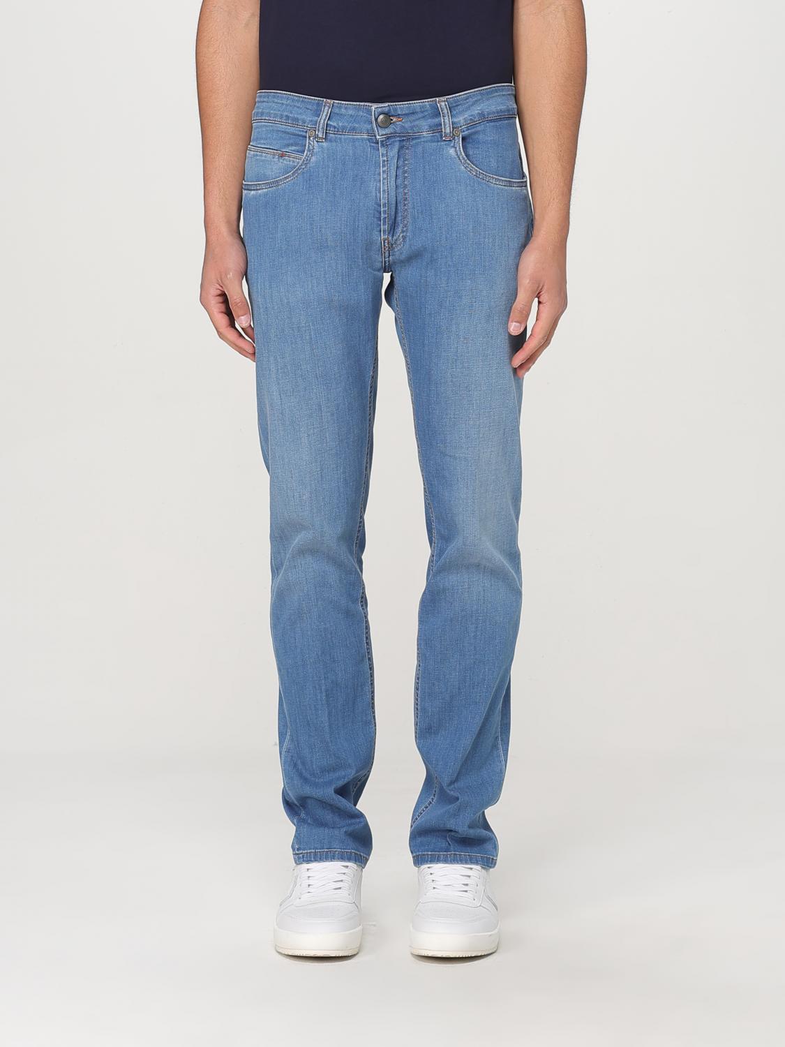 Fay Jeans Men Color Blue In Blue
