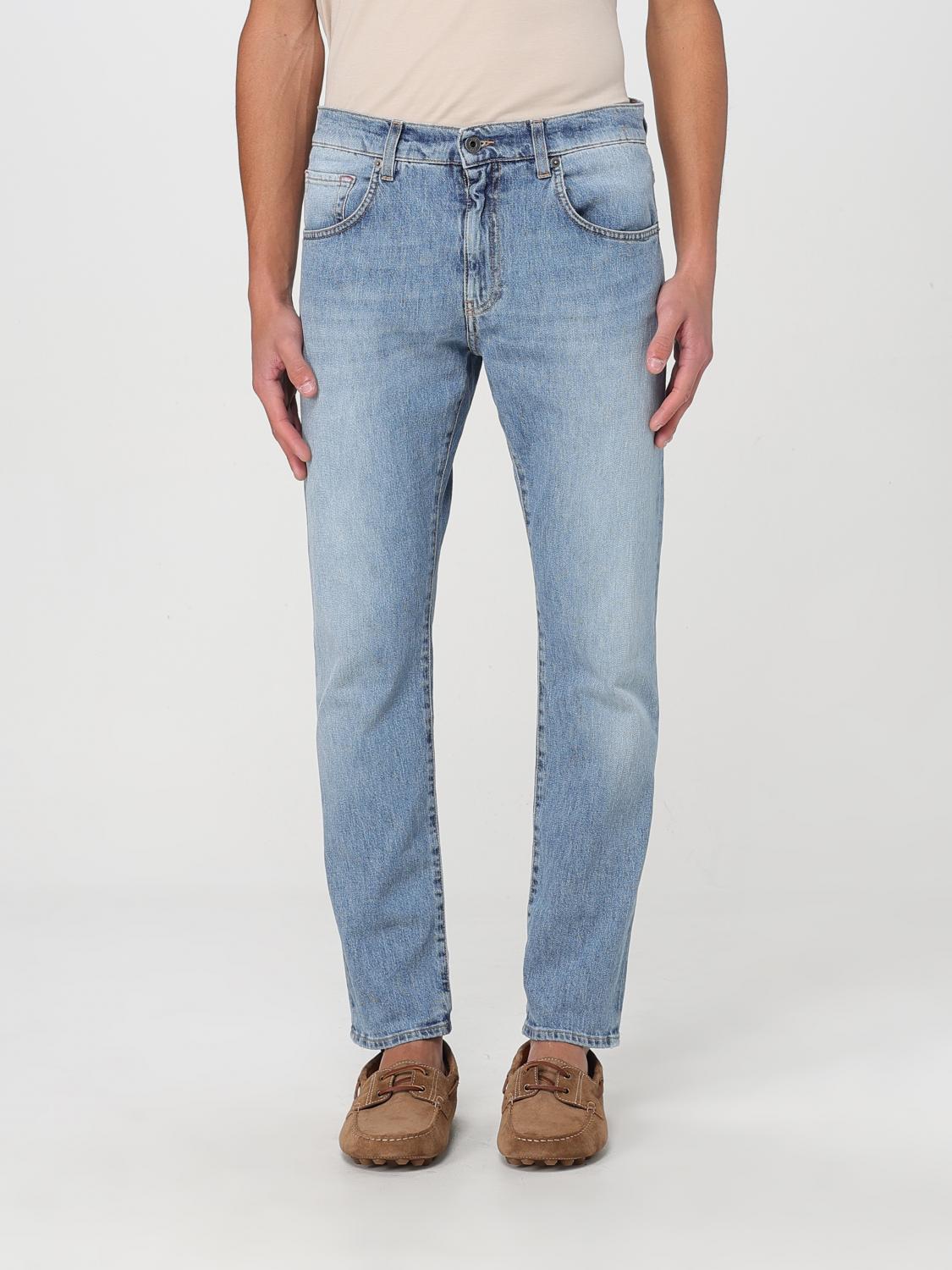 Fay Pants  Men Color Gnawed Blue In Gnawed Blue