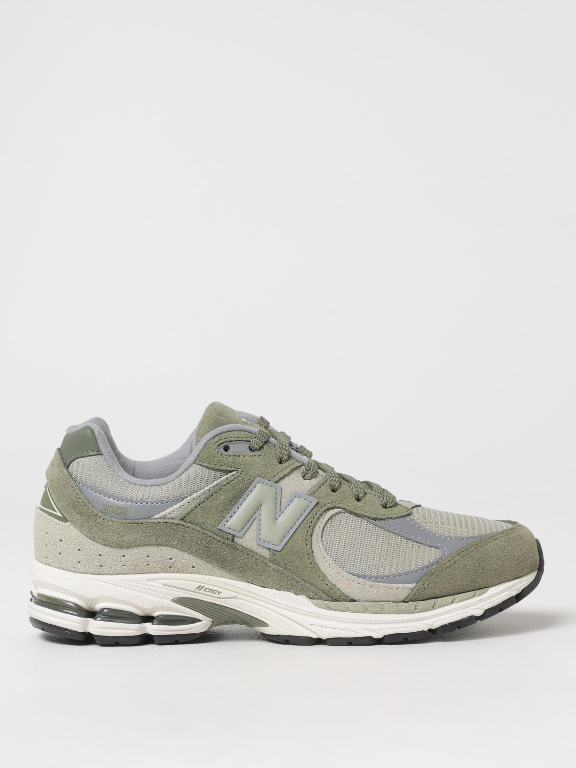New Balance Mesh And Suede Sneakers In Grün
