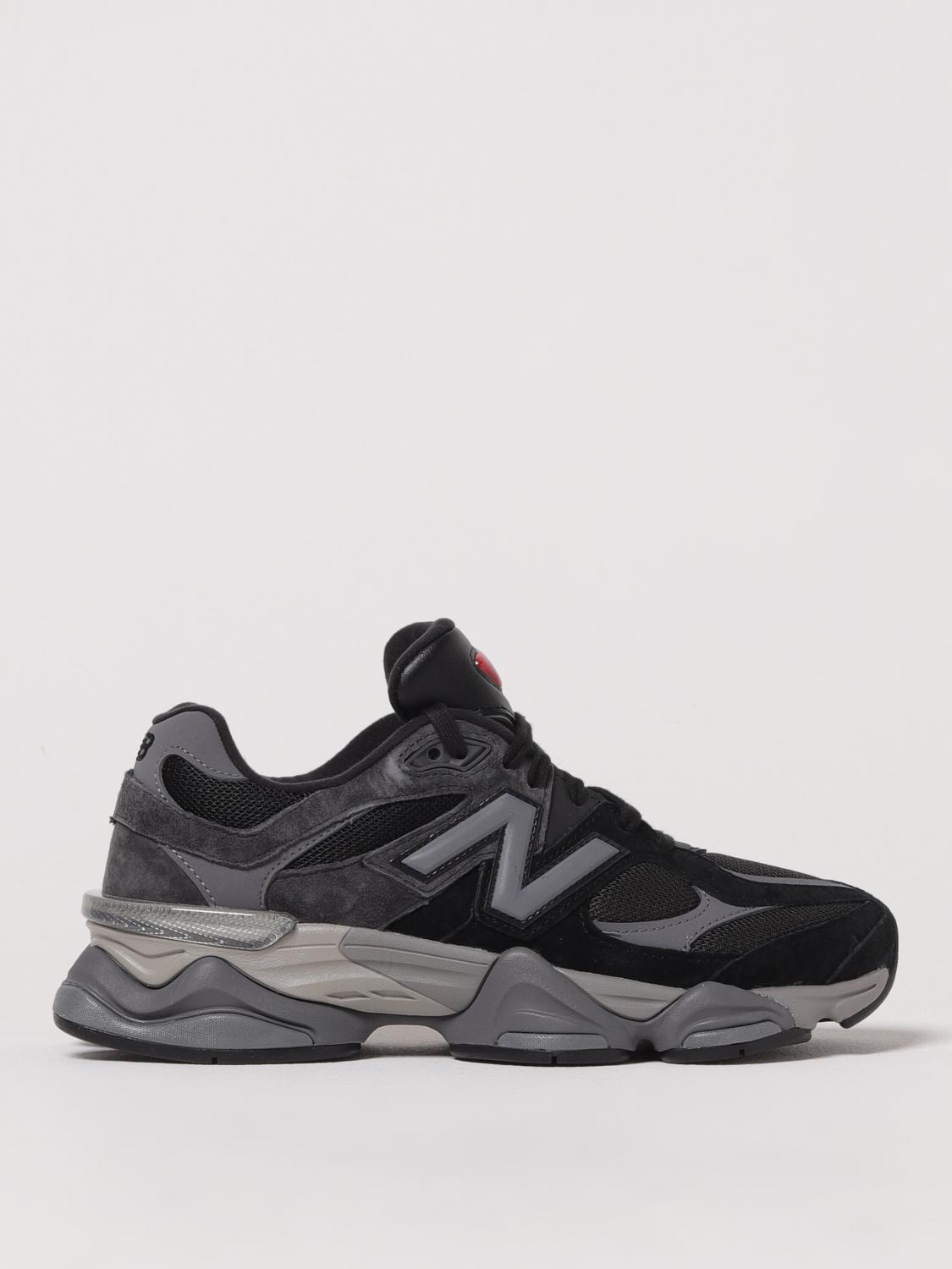 New Balance Mens Black 9060 Suede And Mesh Low-top Trainers In Black