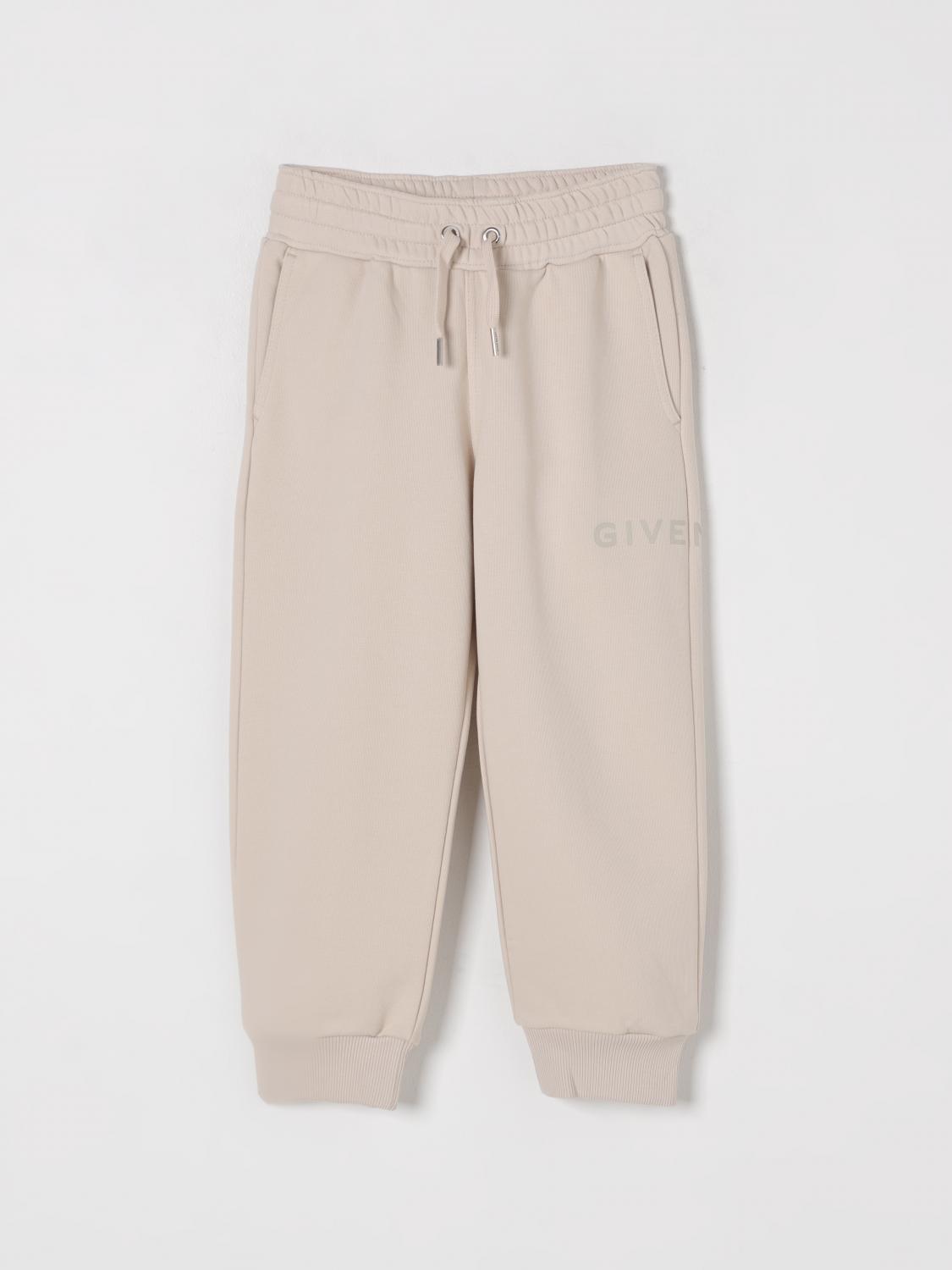 Givenchy Pants Kids Color Yellow Cream In Yellow Cream