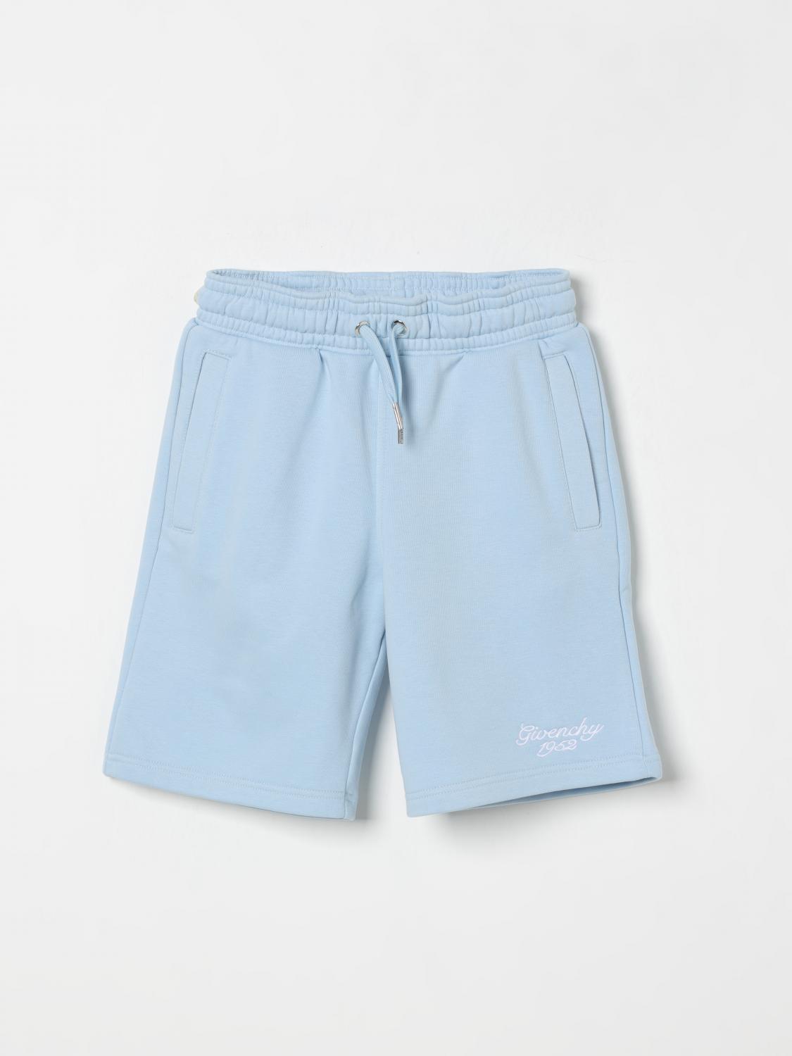 Givenchy Shorts Kids Color Sky Blue In Sky Blue
