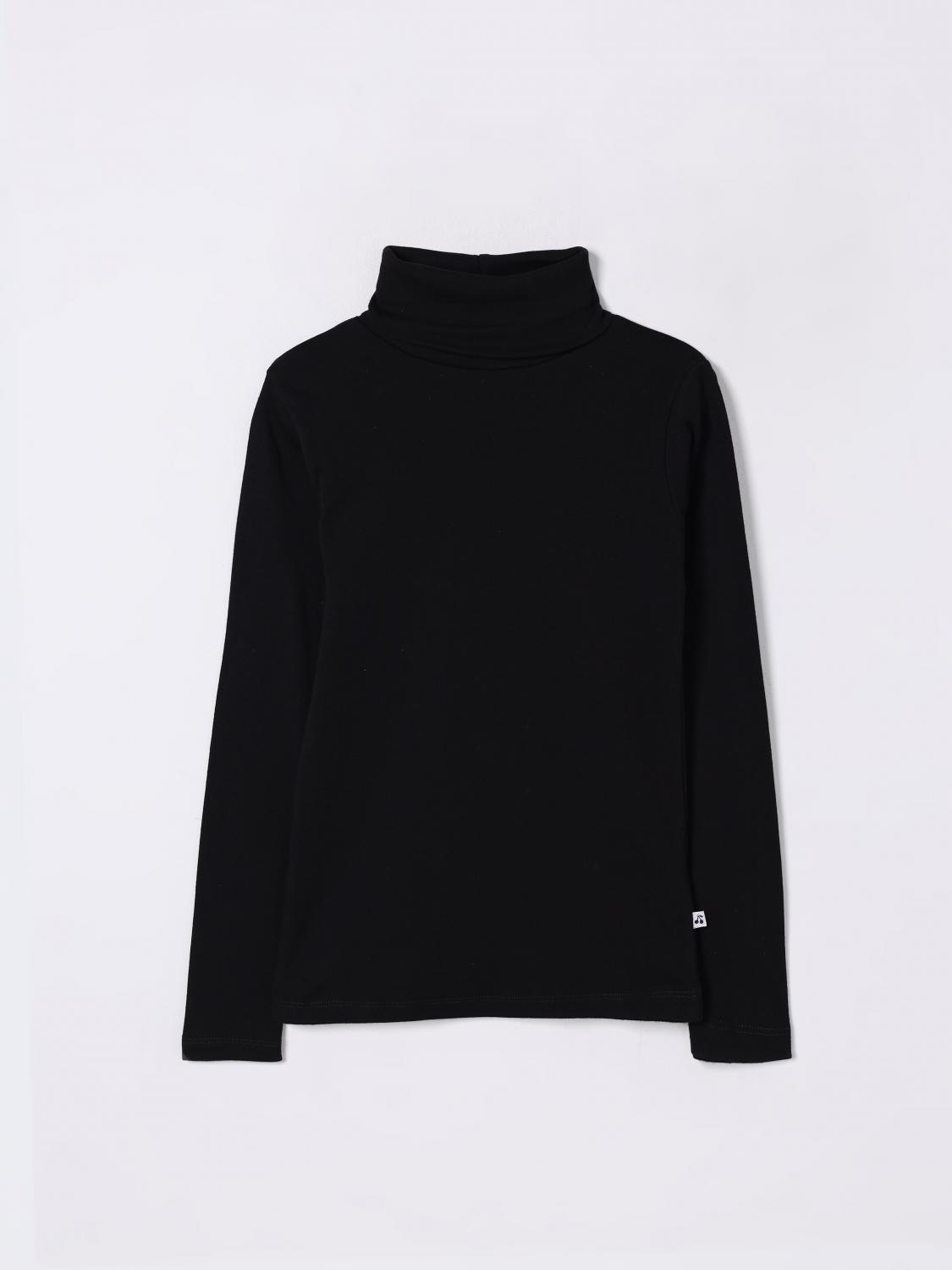 Bonpoint Kids'  Cotton Turtleneck Sweater In Black