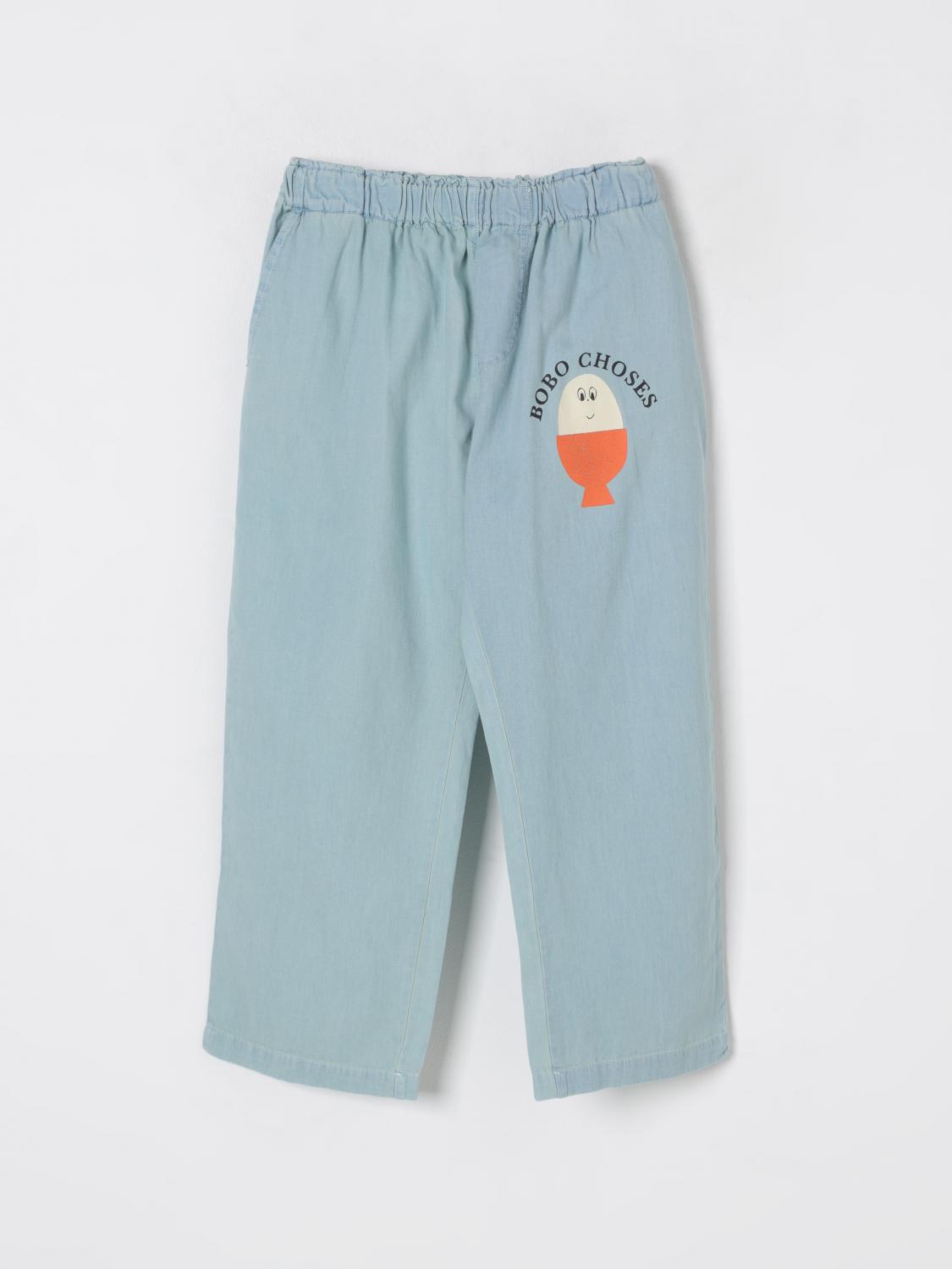Bobo Choses Pants Kids Color Gnawed Blue In Gnawed Blue