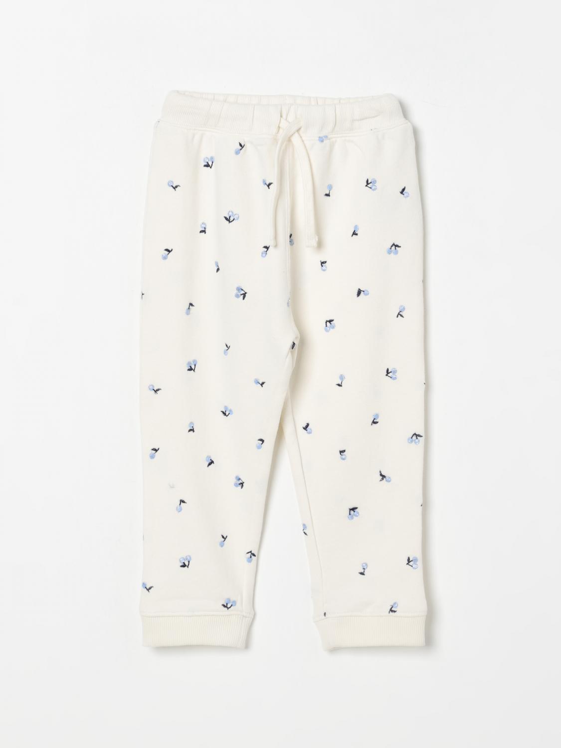 BONPOINT PANTS BONPOINT KIDS COLOR YELLOW CREAM