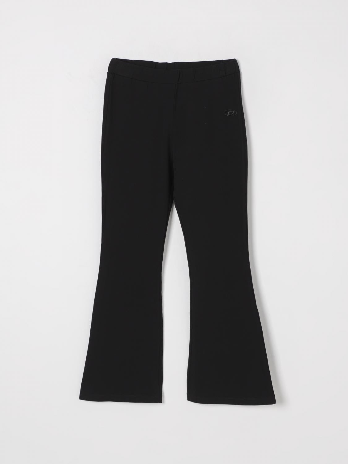 Diesel Pants Kids Color Black In Black