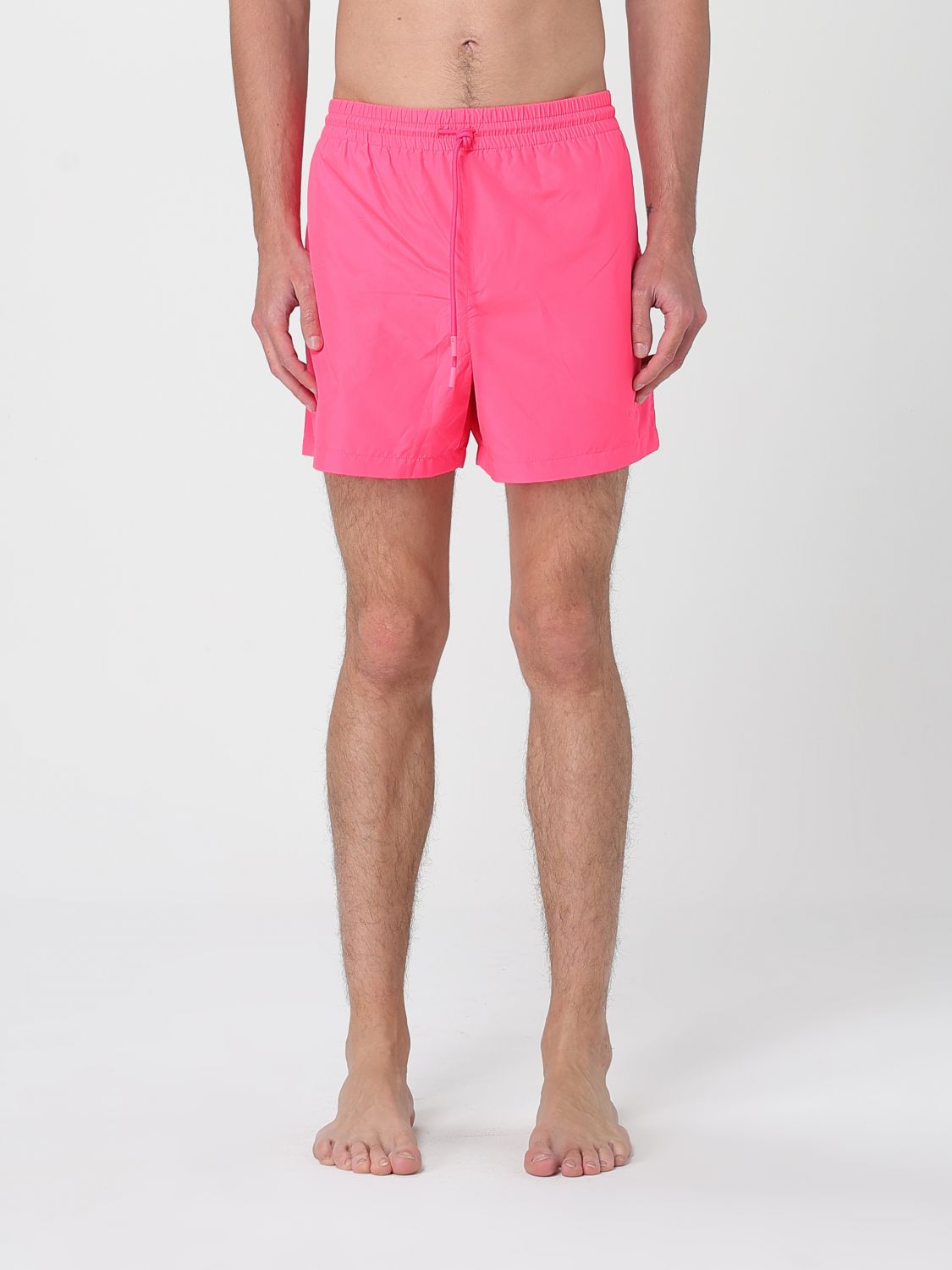 Gucci Swimsuit Men Strawberry In Pink