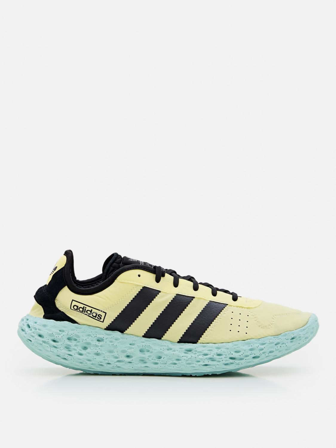 Adidas Originals Zponge Perforated Rubber Sole Sneaker In Yellow