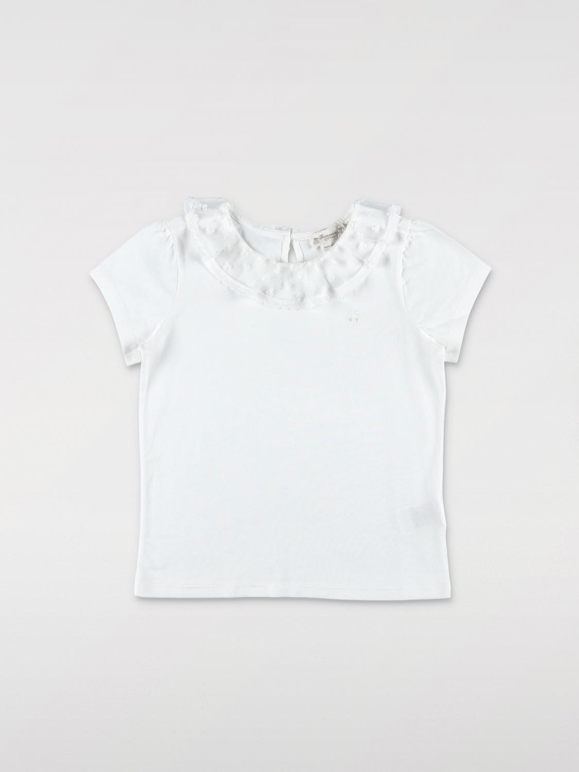 Shop Bonpoint T-shirt Kids Color White In Weiss
