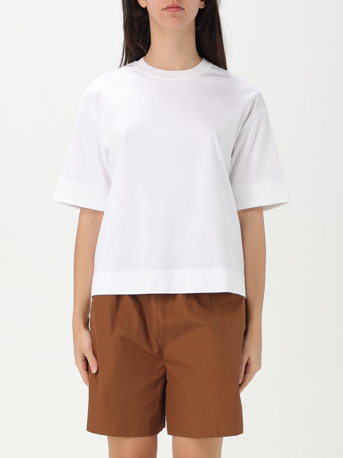 Max Mara Wide-leg Trousers In Jersey In Weiss