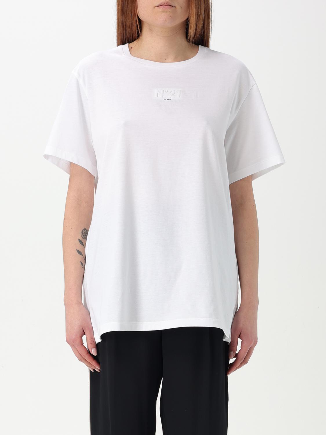 N°21 T-shirt N° 21 Woman Color White In Weiss