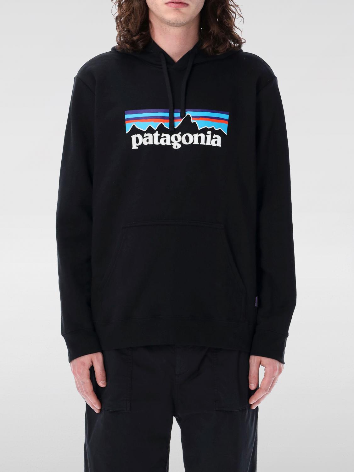 Patagonia P-6 Logo Uprisal Hoody In Schwarz