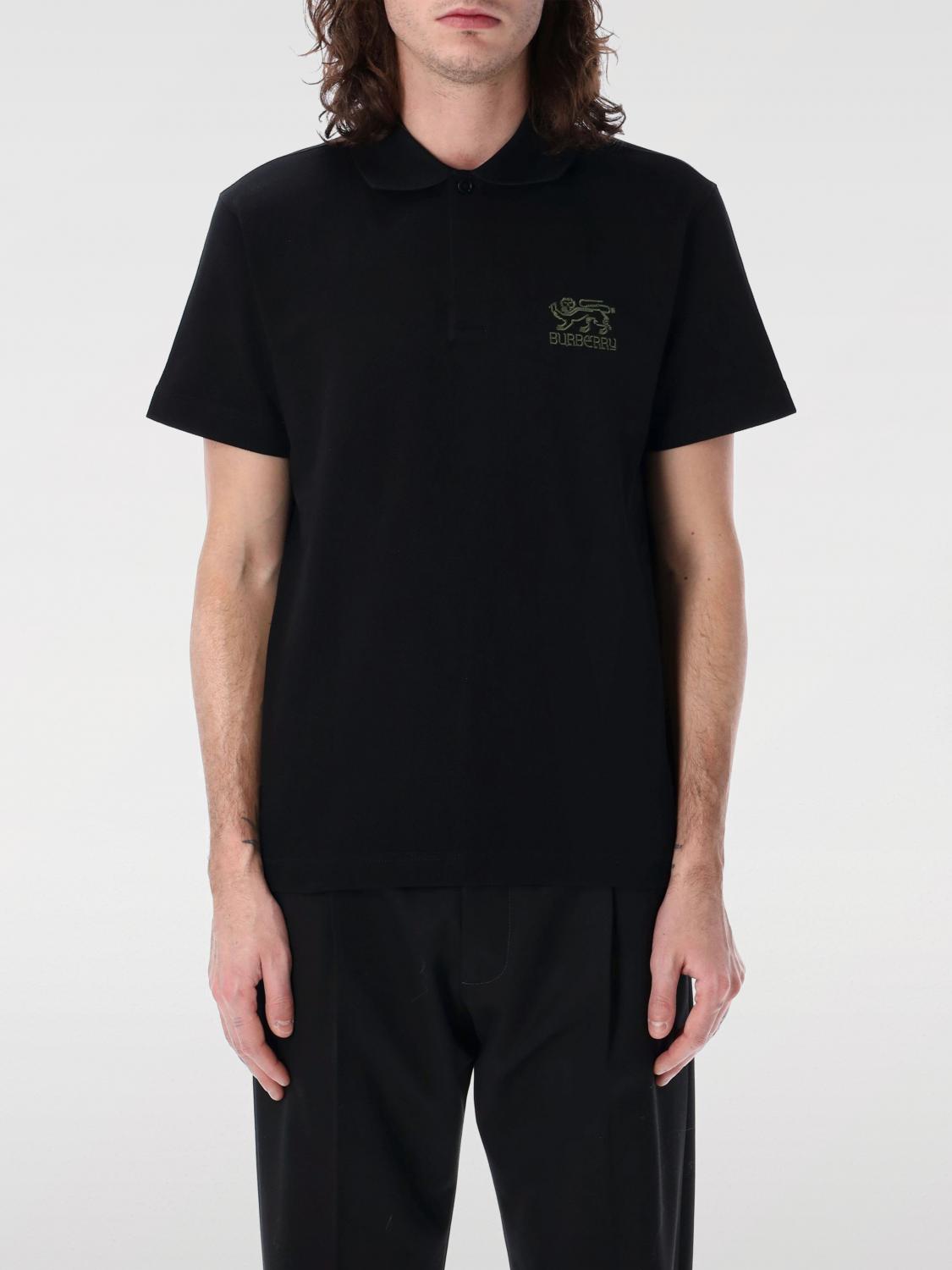 Burberry Polo Shirt In Schwarz