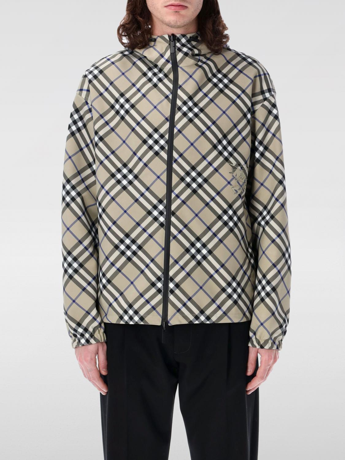 Burberry Reversible Check Snowdon Puffer Jacket In Beige