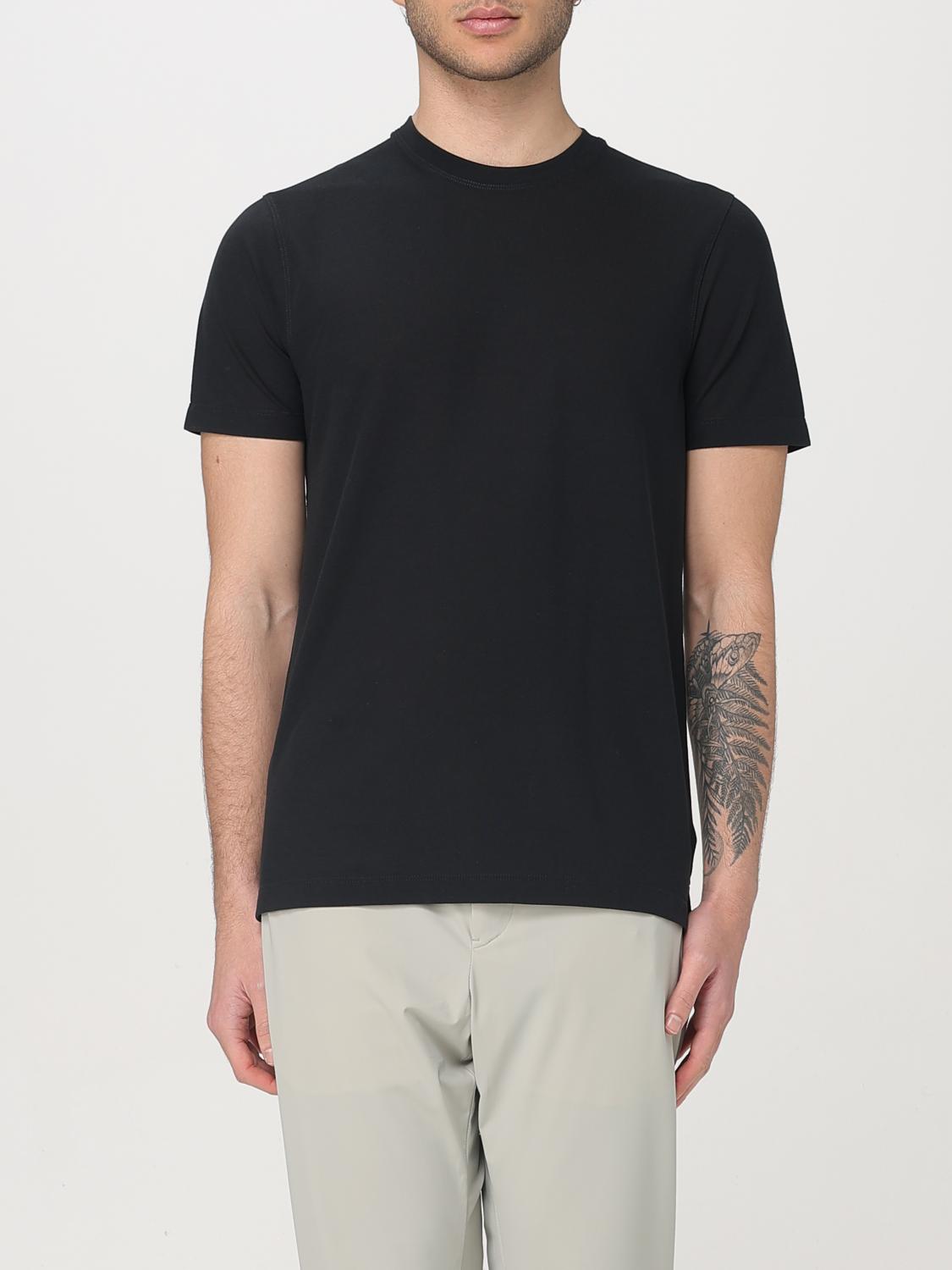 Zanone T-shirt  Men Color Black In Black
