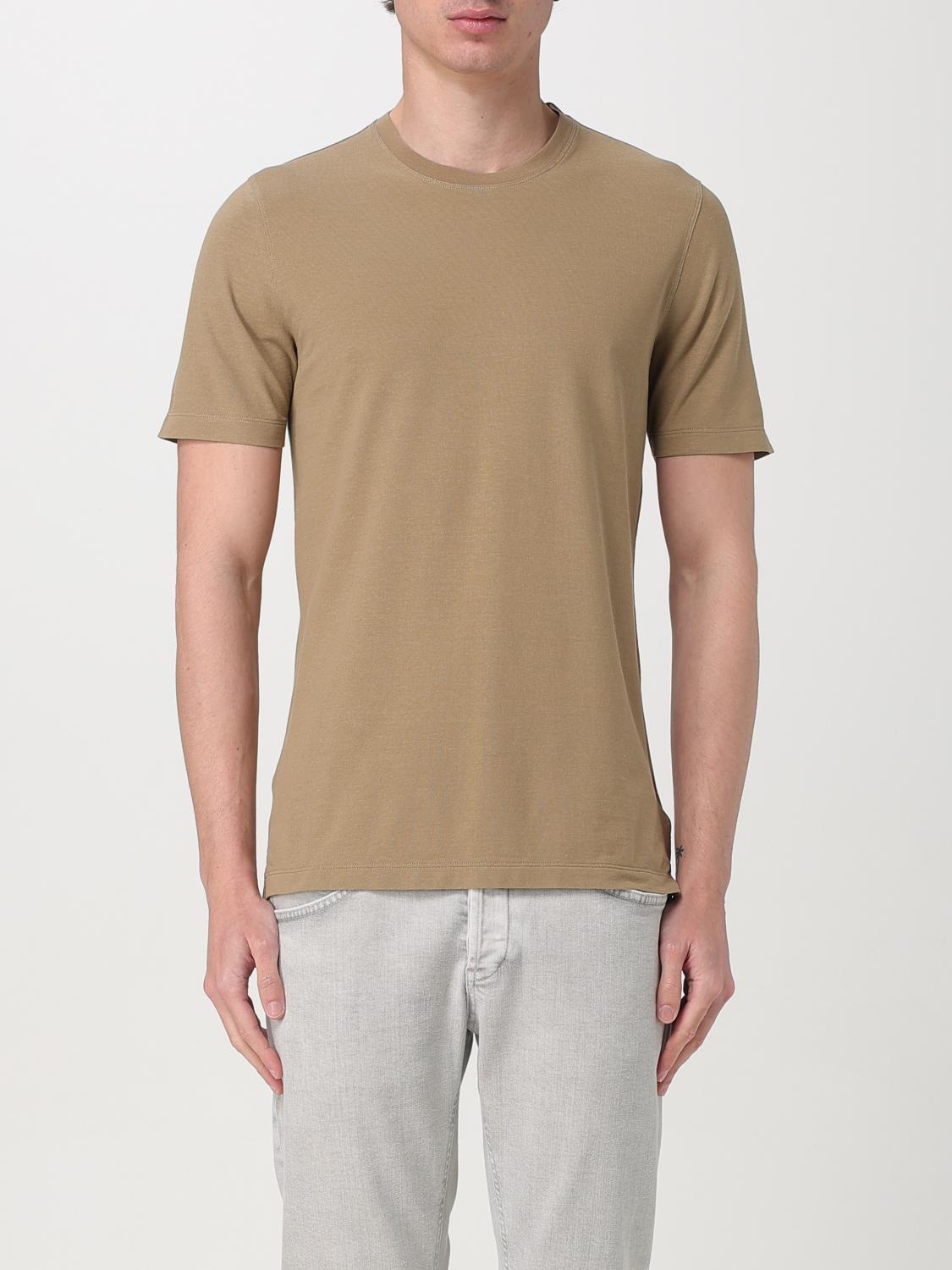 Zanone T-shirt  Men Color Ecru In Ecru