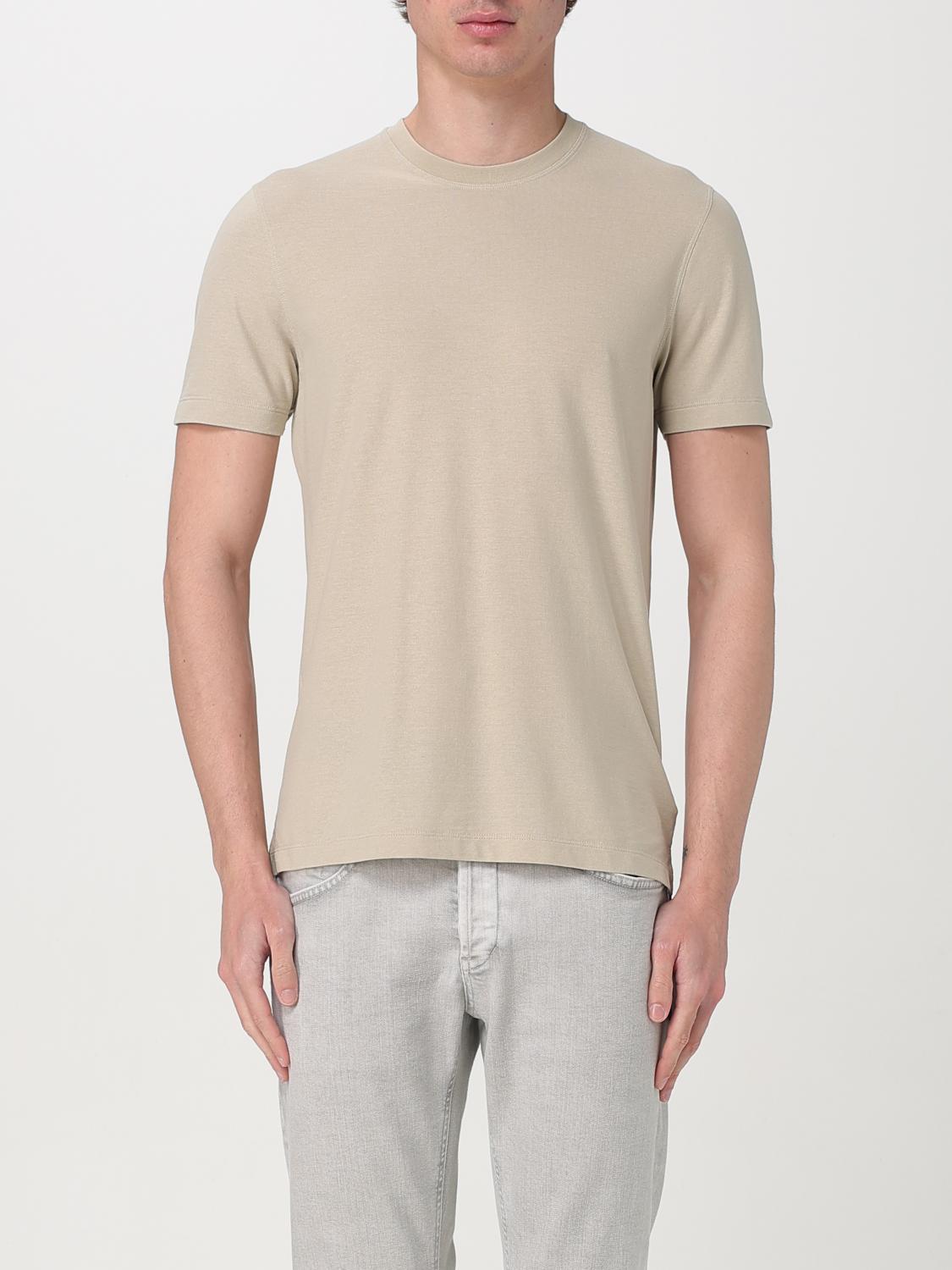 Zanone T-shirt  Men Color Sand In Sand