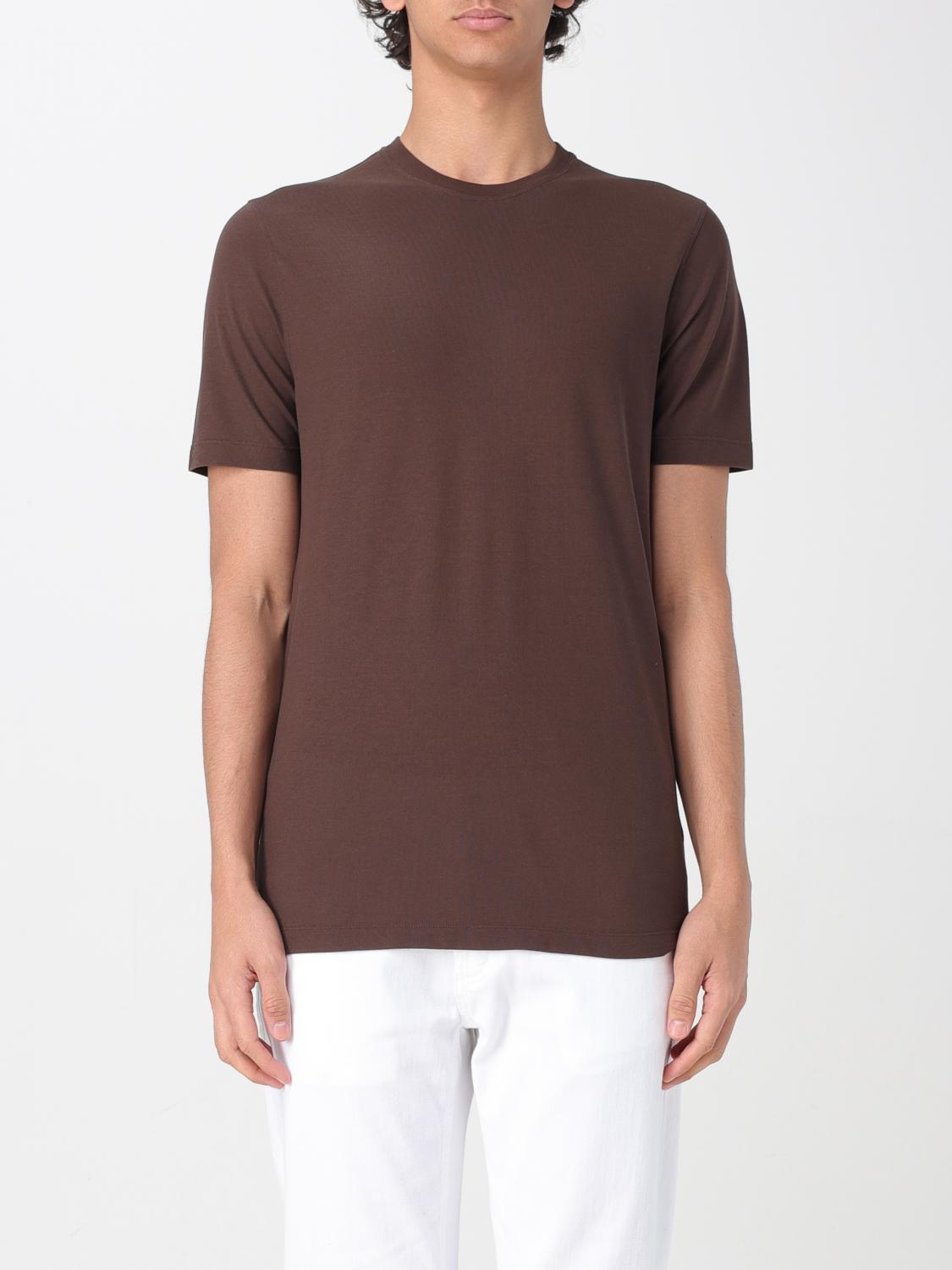 Zanone Short Sleeves Classic T-shirt In Gray