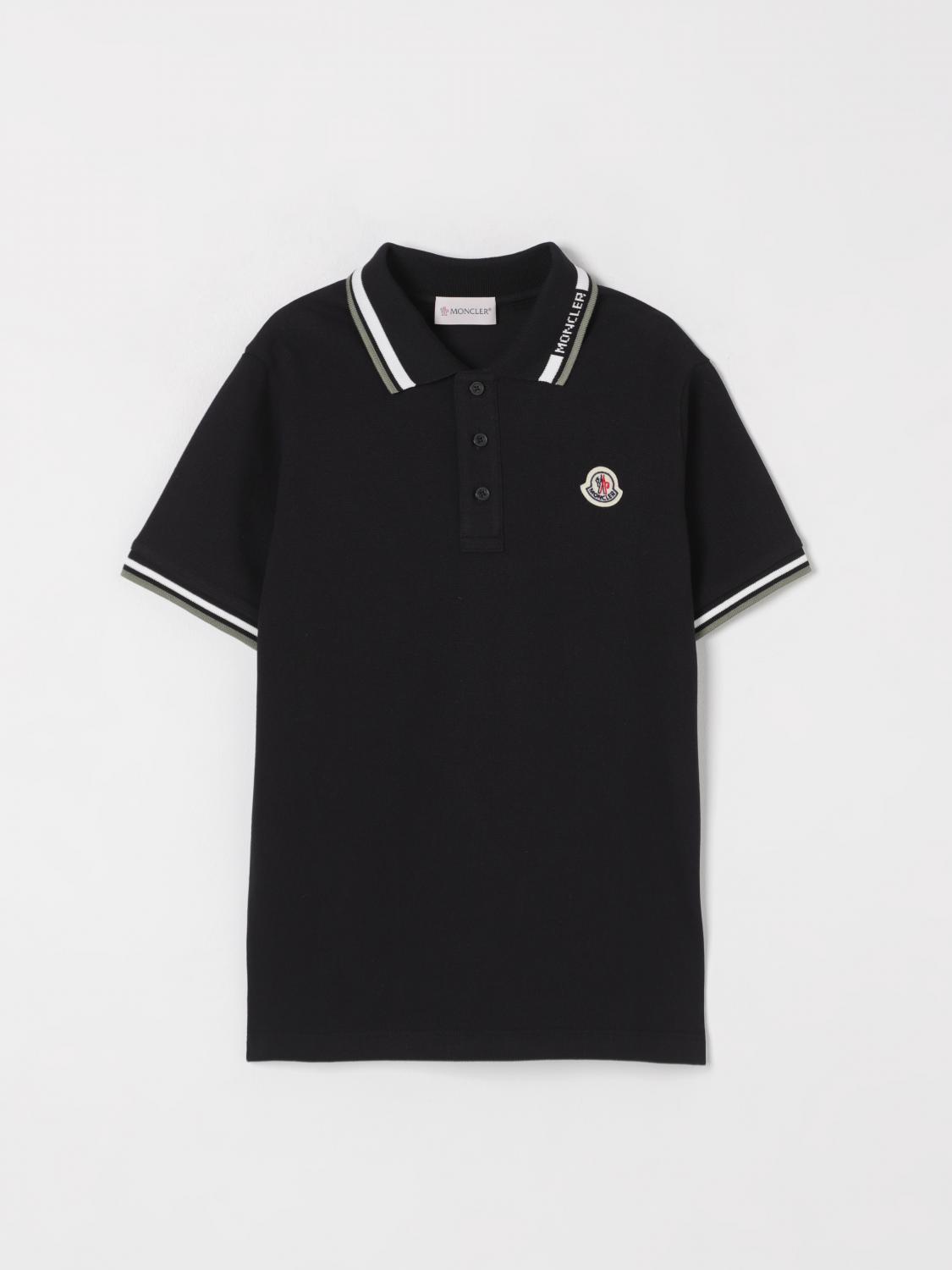 Moncler Polo Shirt  Kids Color Black
