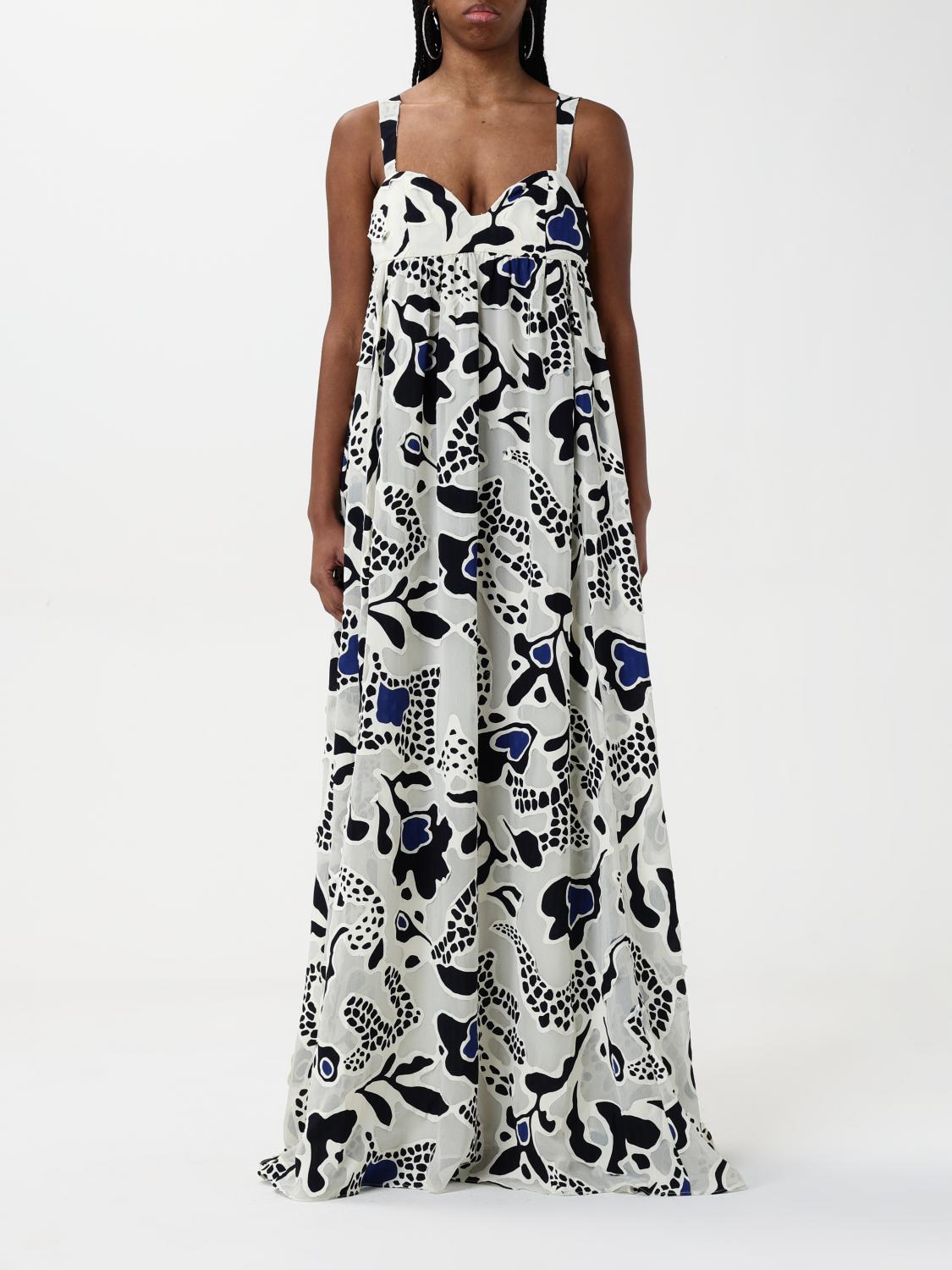 Ulla Johnson Leilani Gown In Porcelain In Multicolor