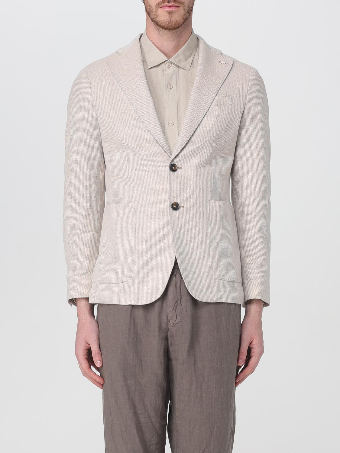 Manuel Ritz Blazer  Men Color Beige In Beige