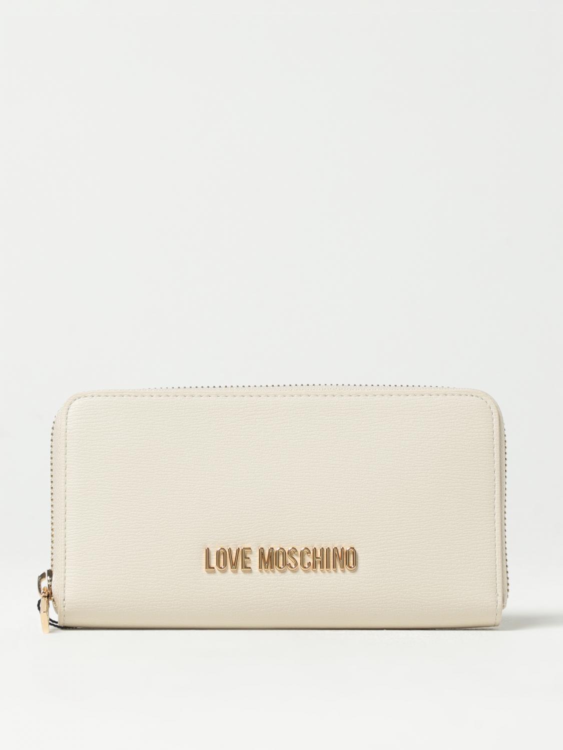 Love Moschino Geldbeutel Damen Farbe Ivory In Ivory