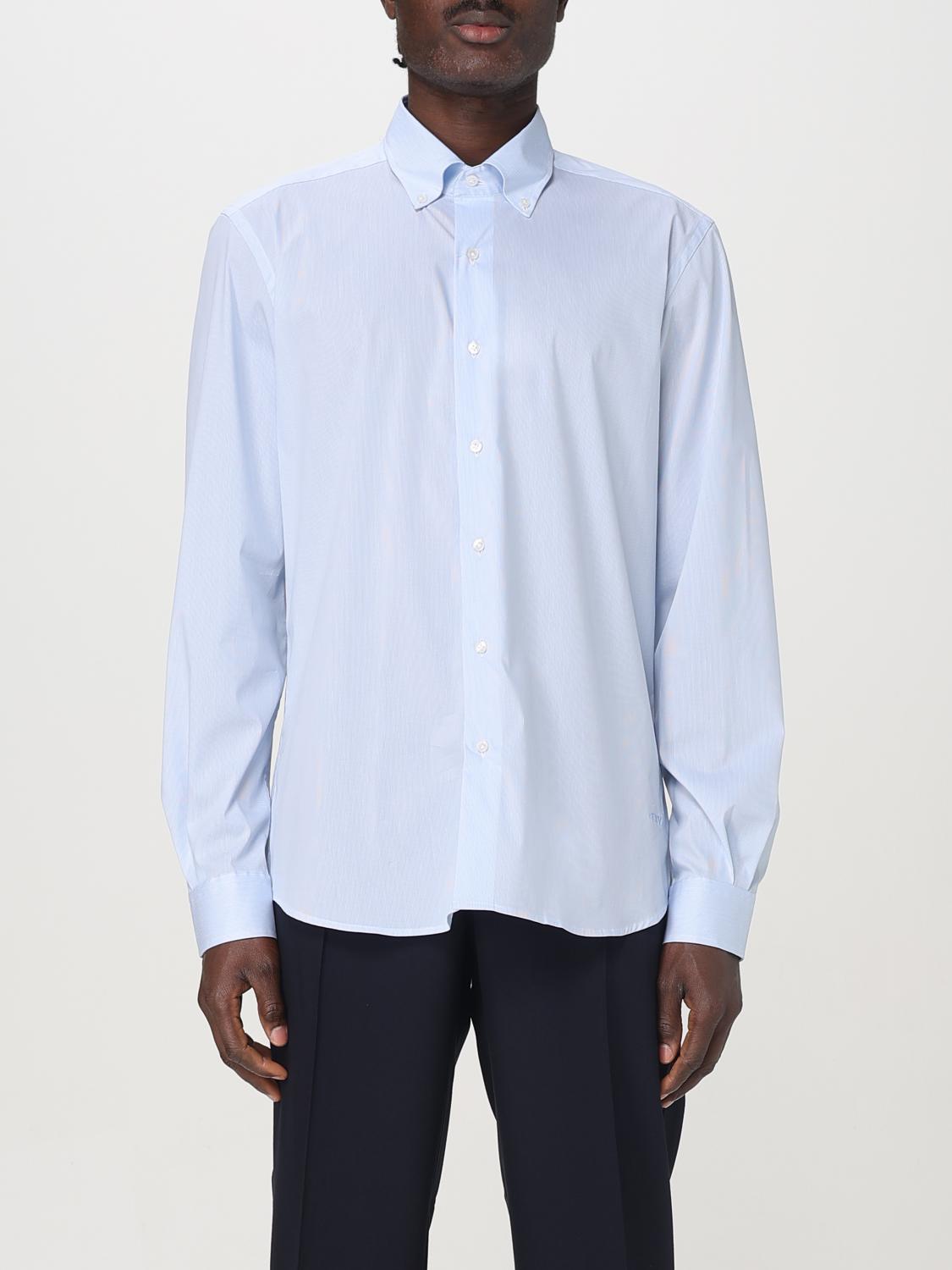 Fay Shirt Men Color Gnawed Blue In Gnawed Blue