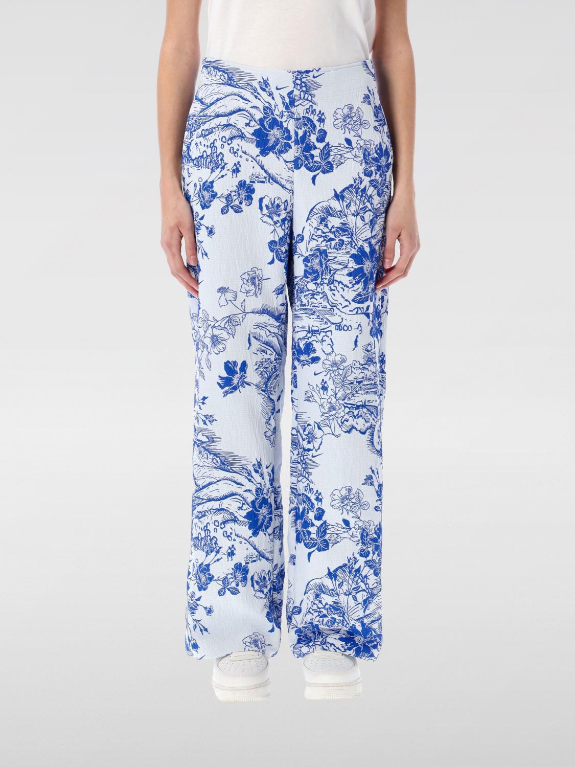 Shop Nike Pants  Woman Color White In Weiss
