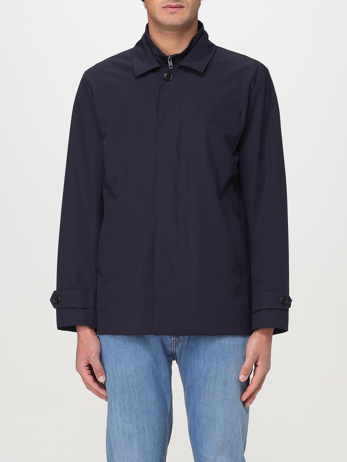 Fay Jacket Men Color Blue In Blue