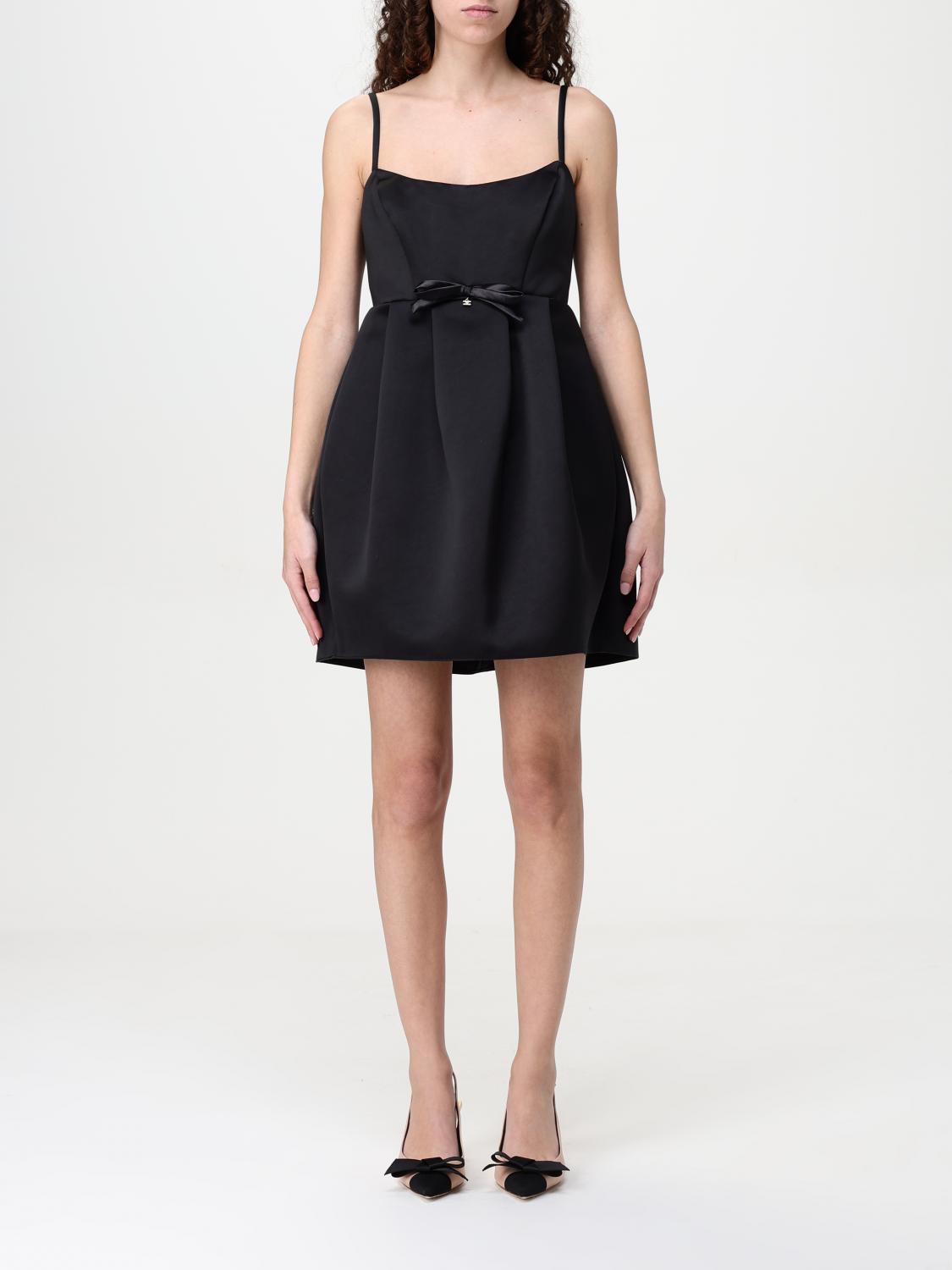 Elisabetta Franchi Dress  Woman Color Black In Black