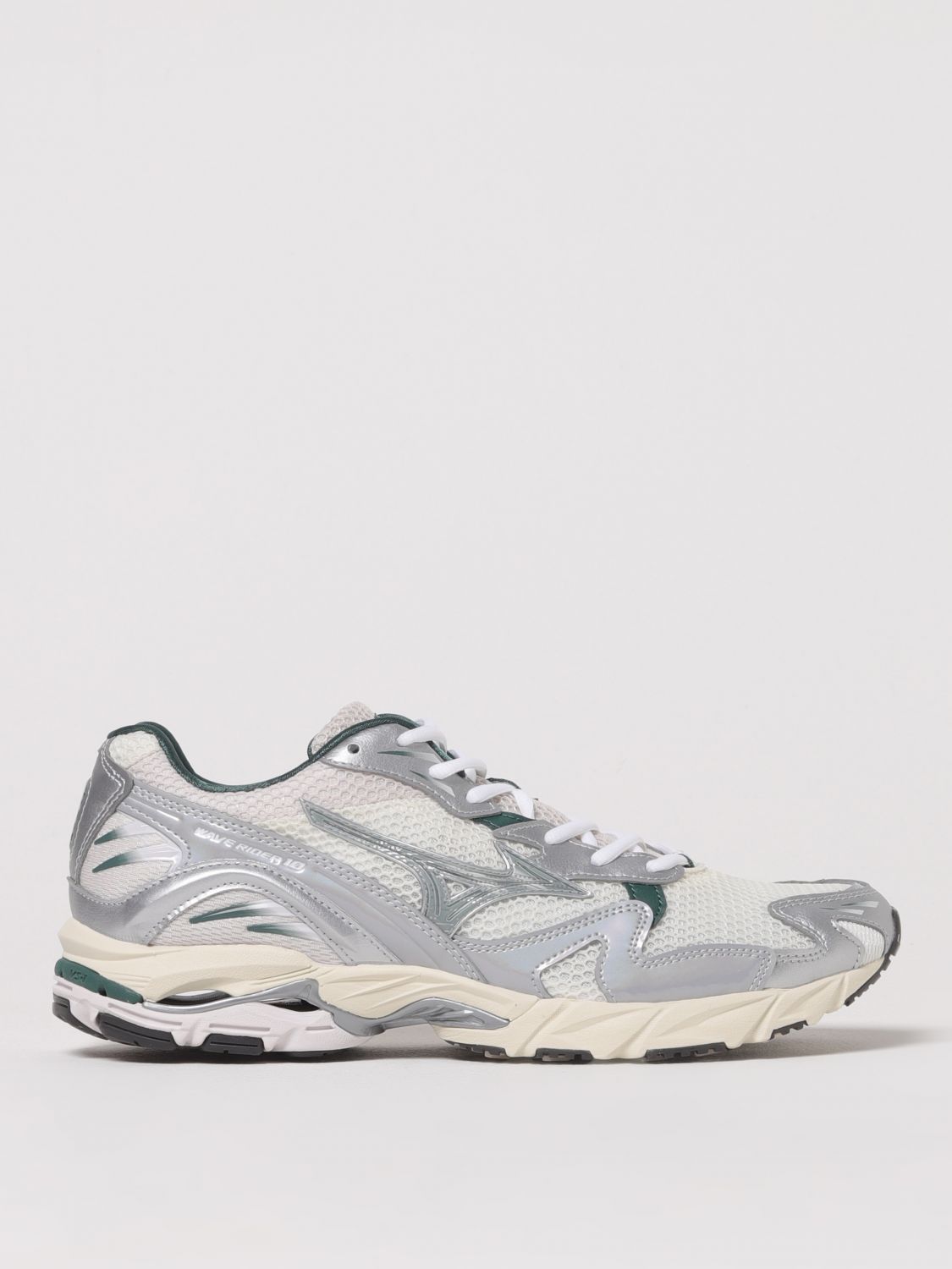 Mizuno Wave Rider Sneakers With 3d Mesh Upper In White