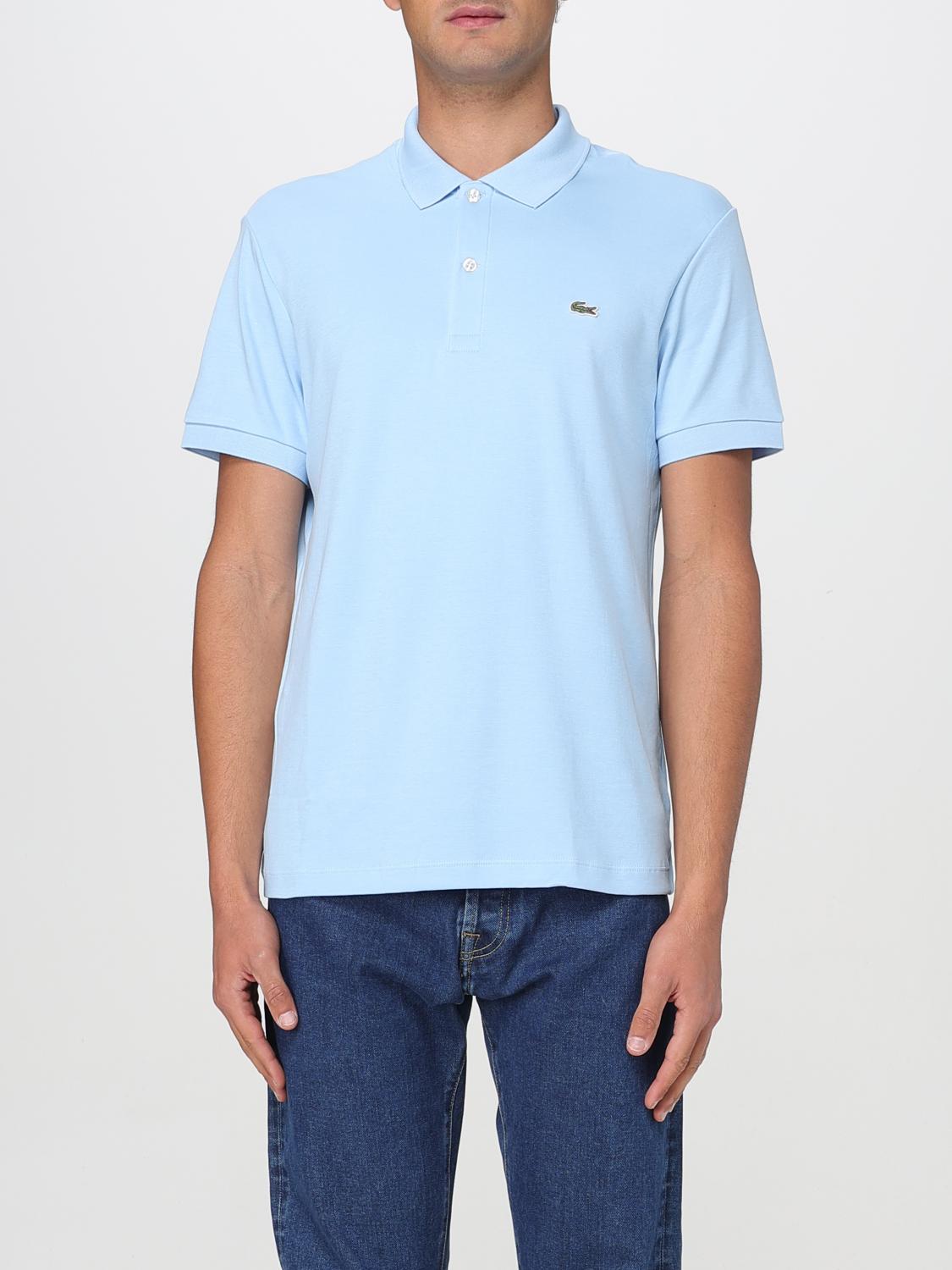 Lacoste T-shirts And Polos Light Blue In Blue