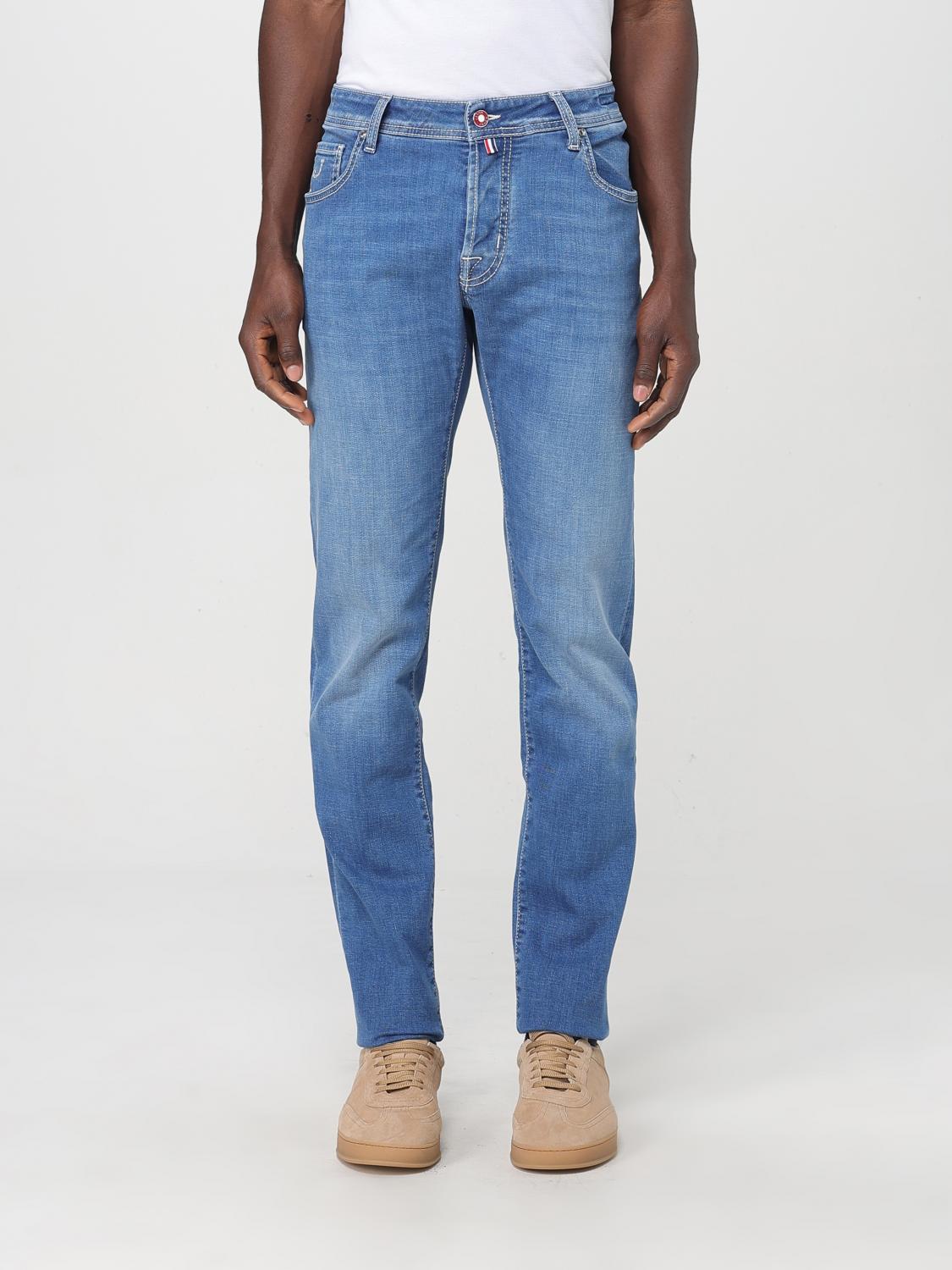 JACOB COHEN JEANS JACOB COHEN MEN COLOR GNAWED BLUE G63419011