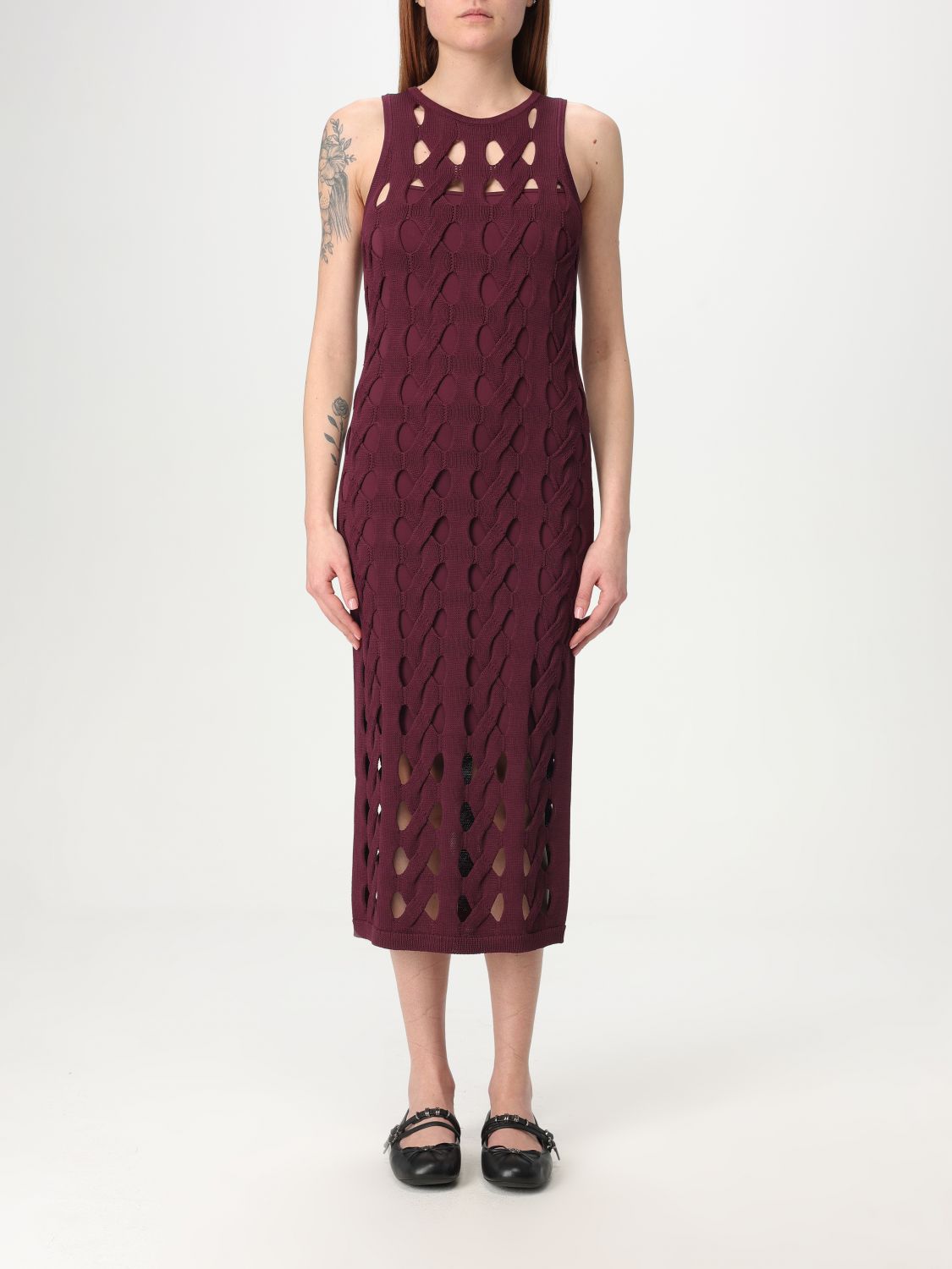 Dress PINKO Woman color Burgundy - Pinko - Modalova