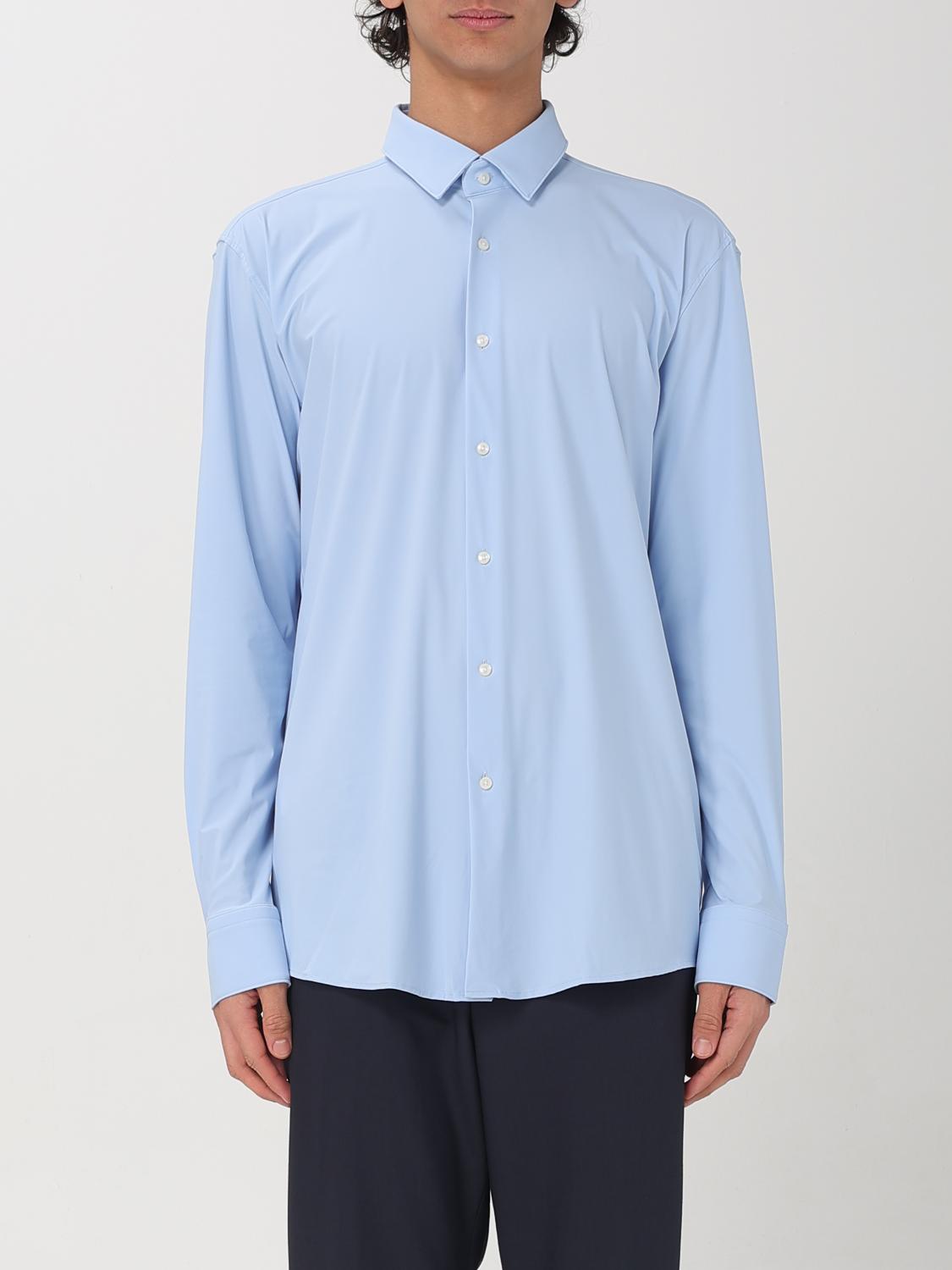 Hugo Boss Shirt Hugo Men Color Gnawed Blue In Gnawed Blue