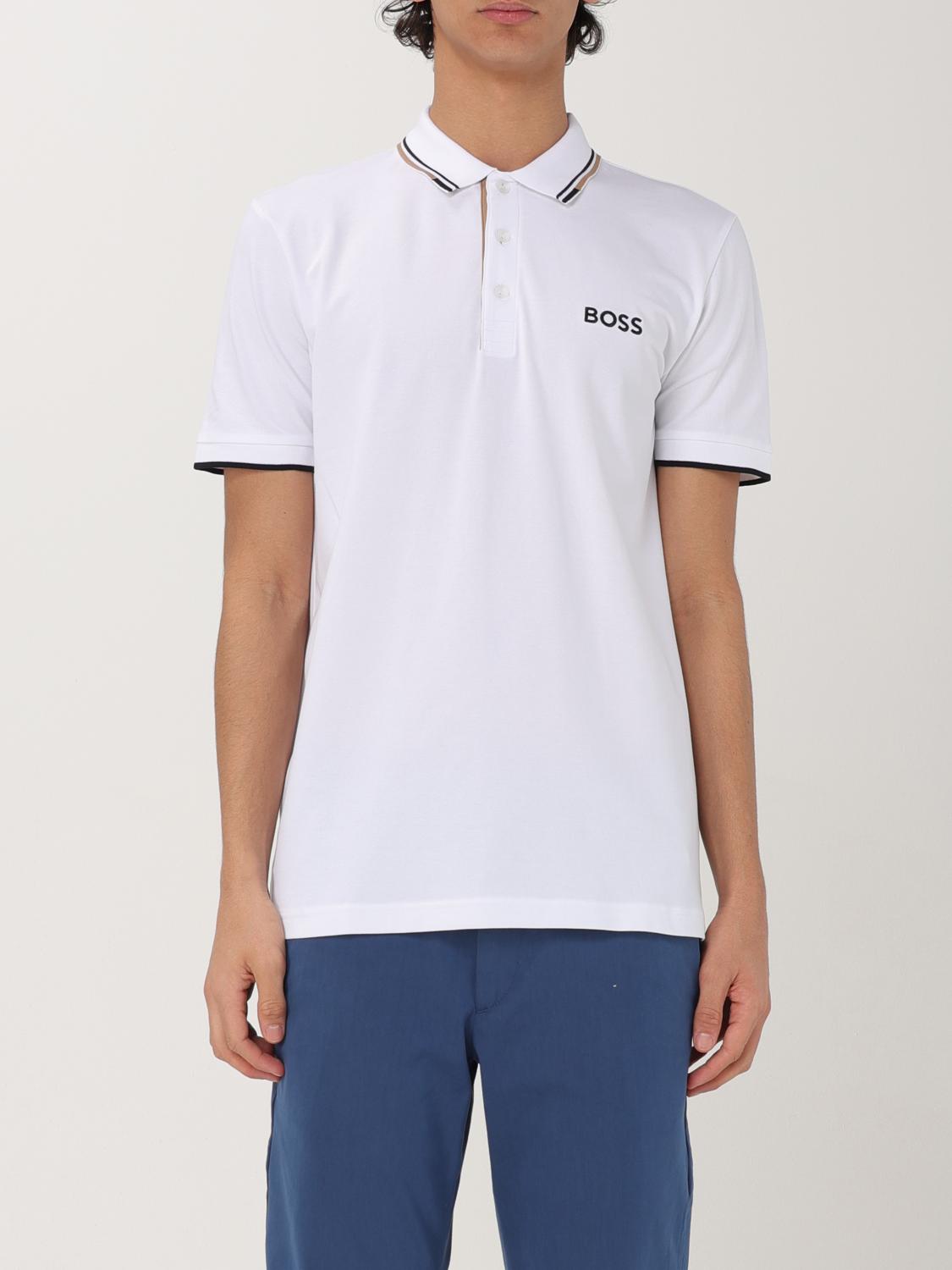 Hugo Boss Polo Shirt Hugo Men Color Natural In White
