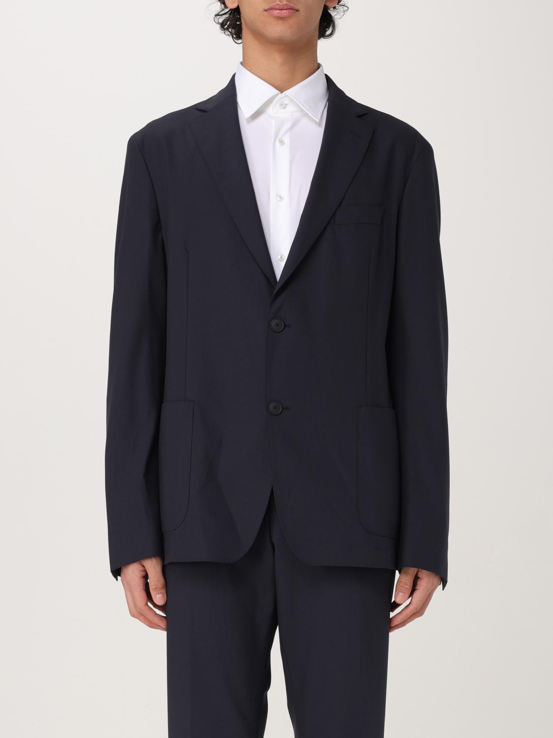 Hugo Boss Jacket Boss Men Color Navy In Blue