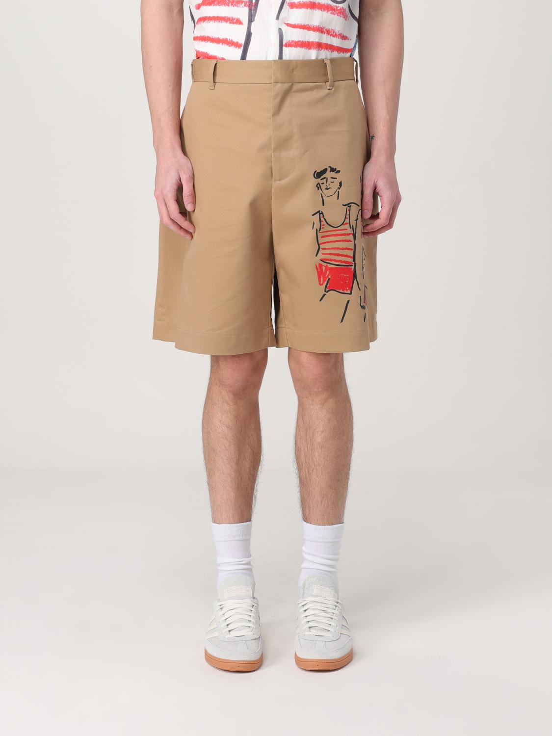 Msgm Short  Men Color Beige In Beige