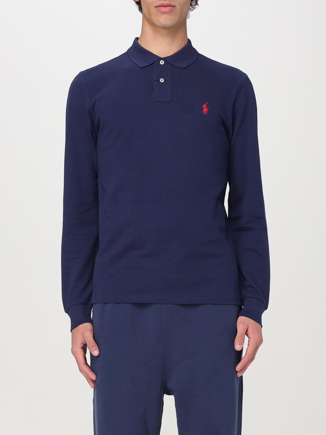 Polo Ralph Lauren Polo Shirt Men Color Blue In Blue