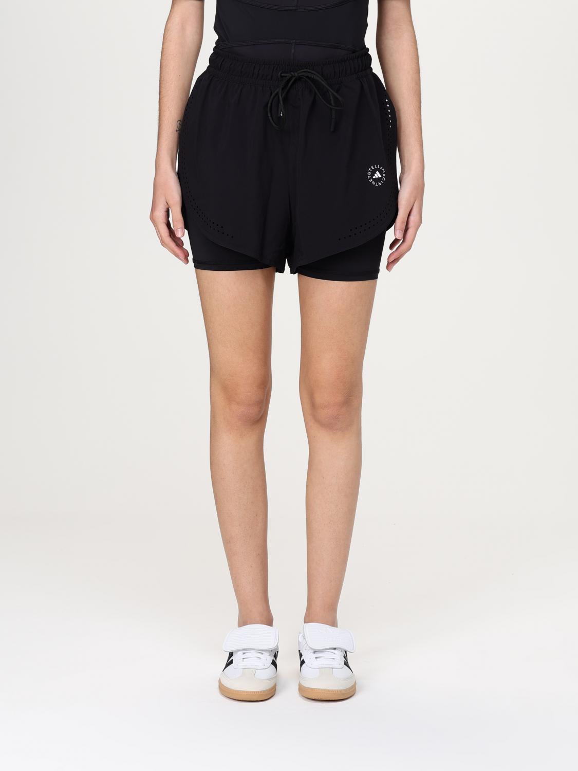Adidas By Stella Mccartney Adidas By Stella Mc Cartney 2 In 1 Shorts In ブラック