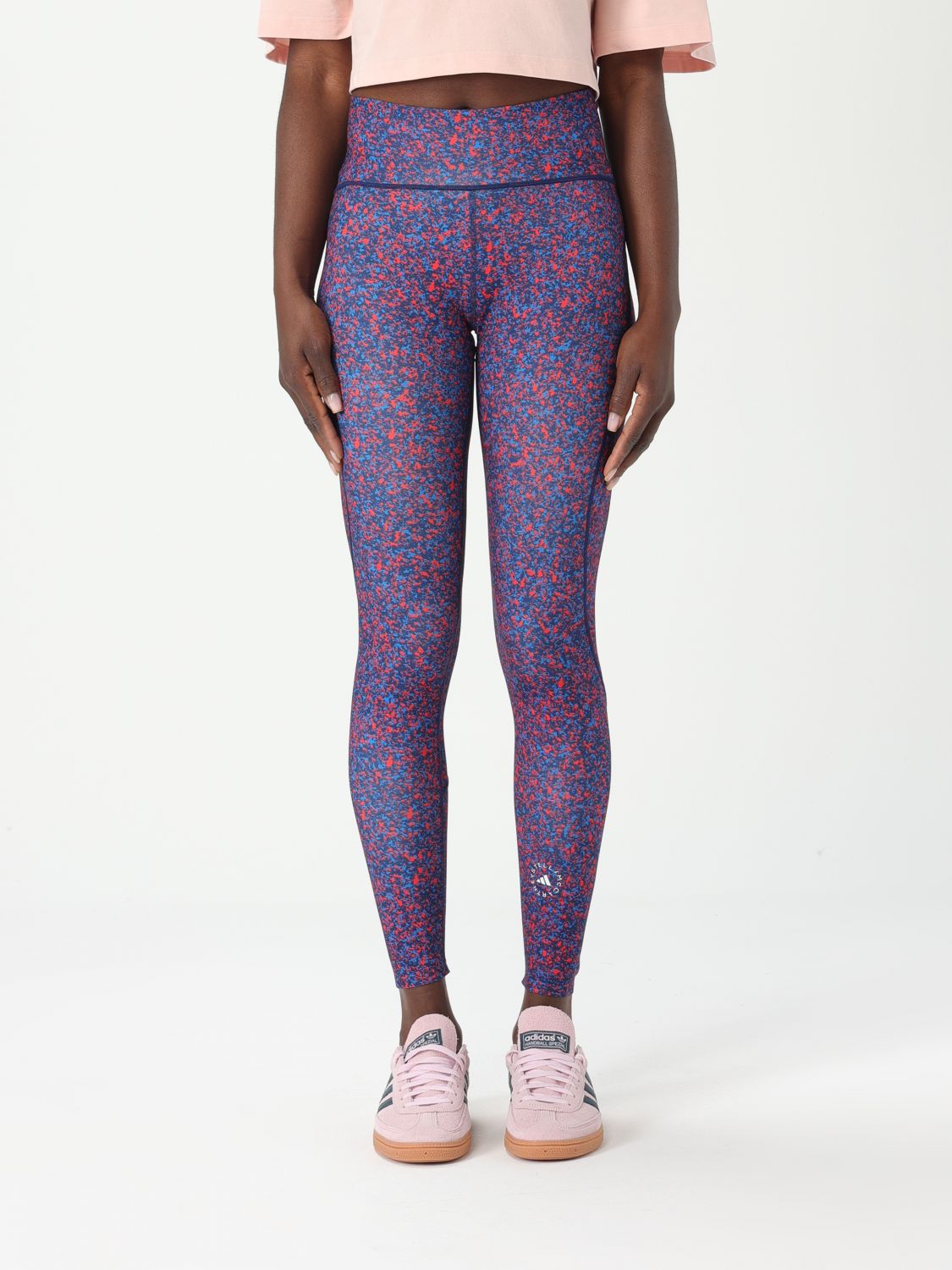 Adidas By Stella Mccartney Truepurpose Optime Printed Performance Leggings In Multi